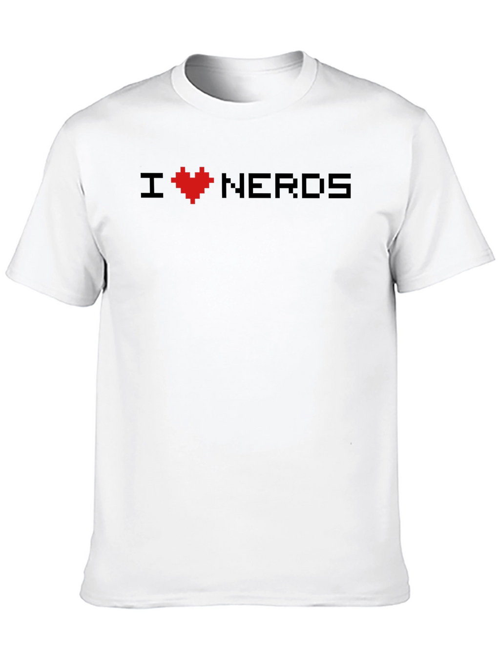 I Heart Nerds T-Shirt - Pixel Heart Design