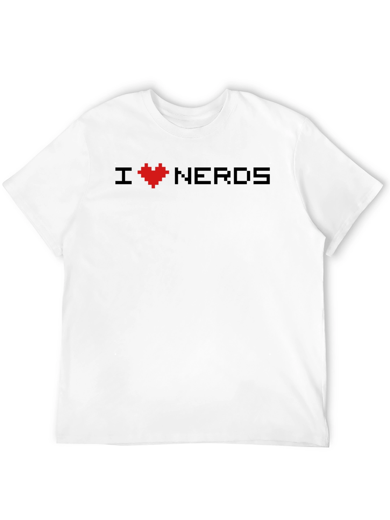 I Heart Nerds T-Shirt - Pixel Heart Design