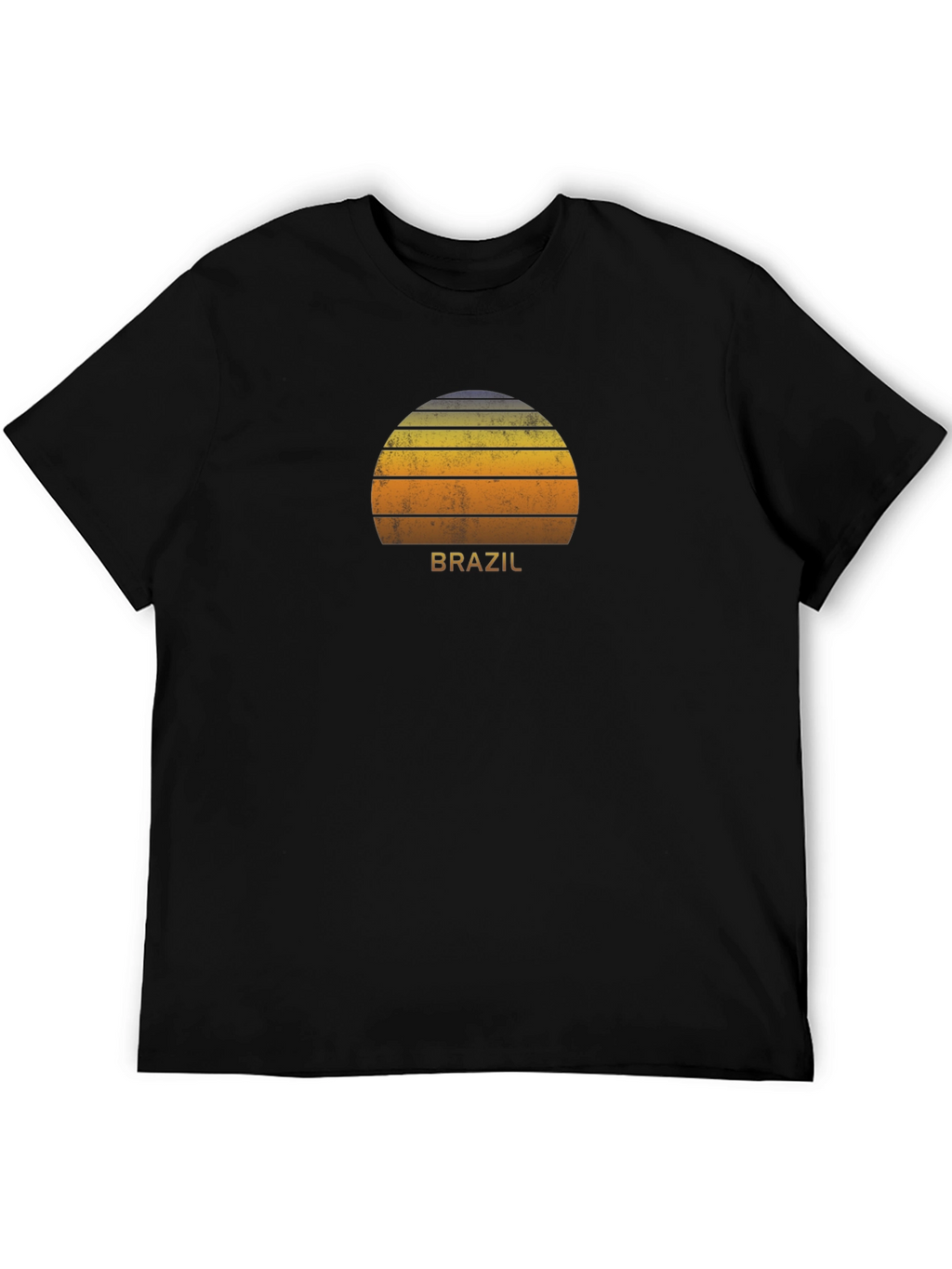 Brazil Sunset Graphic Tee - Retro Style