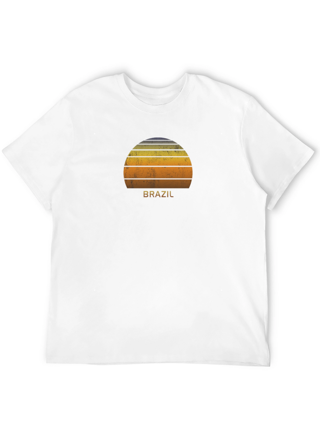 Brazil Sunset Graphic Tee - Retro Style