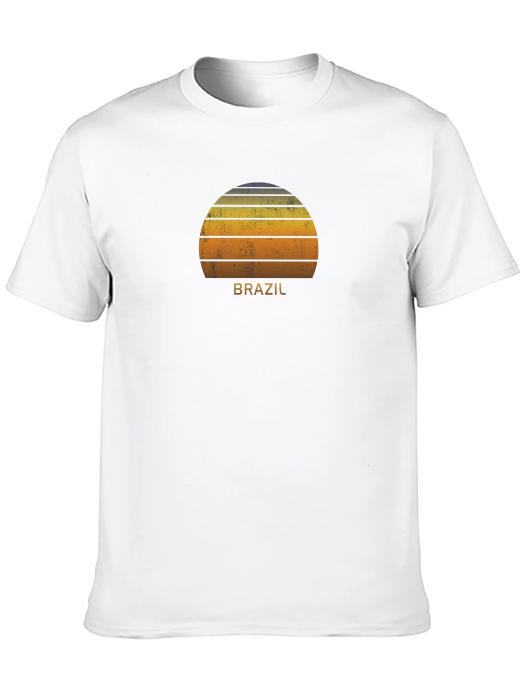 Brazil Sunset Graphic Tee - Retro Style