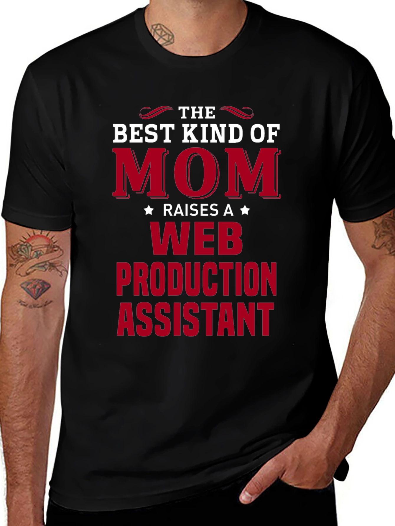 Best Kind of Mom Web Production Assistant T-Shirt