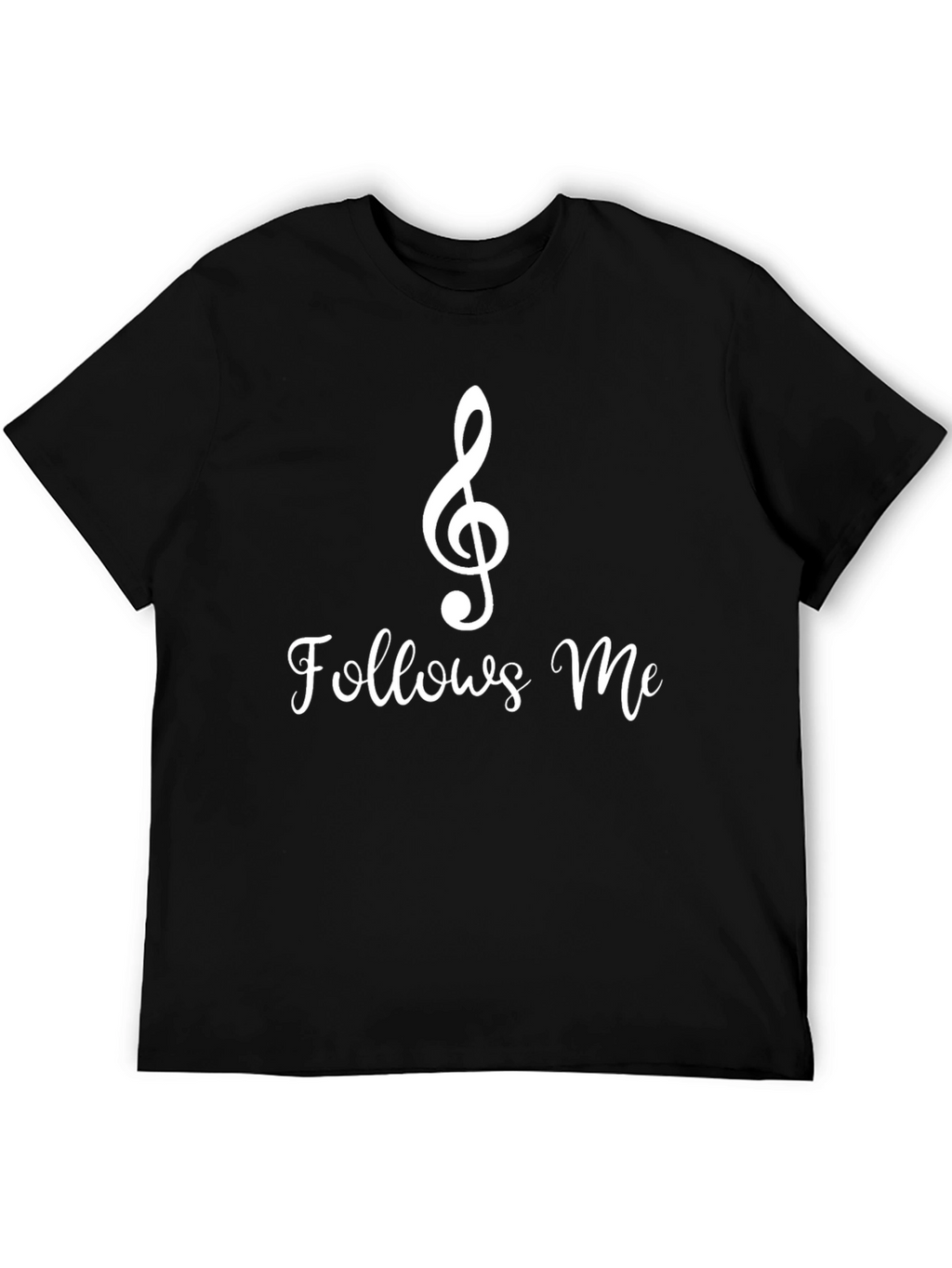 Music Follows Me - Black T-Shirt