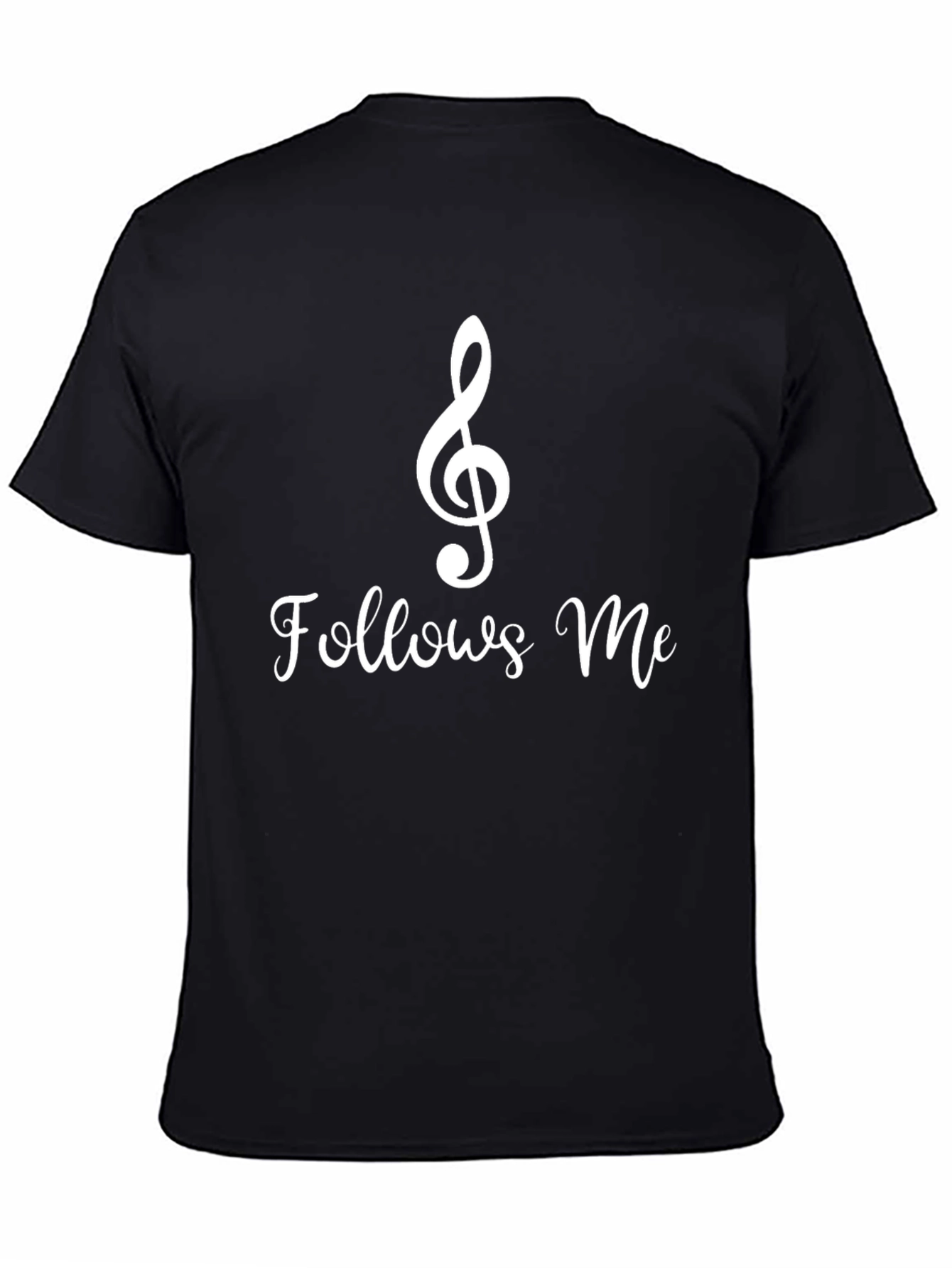 Music Follows Me - Black T-Shirt
