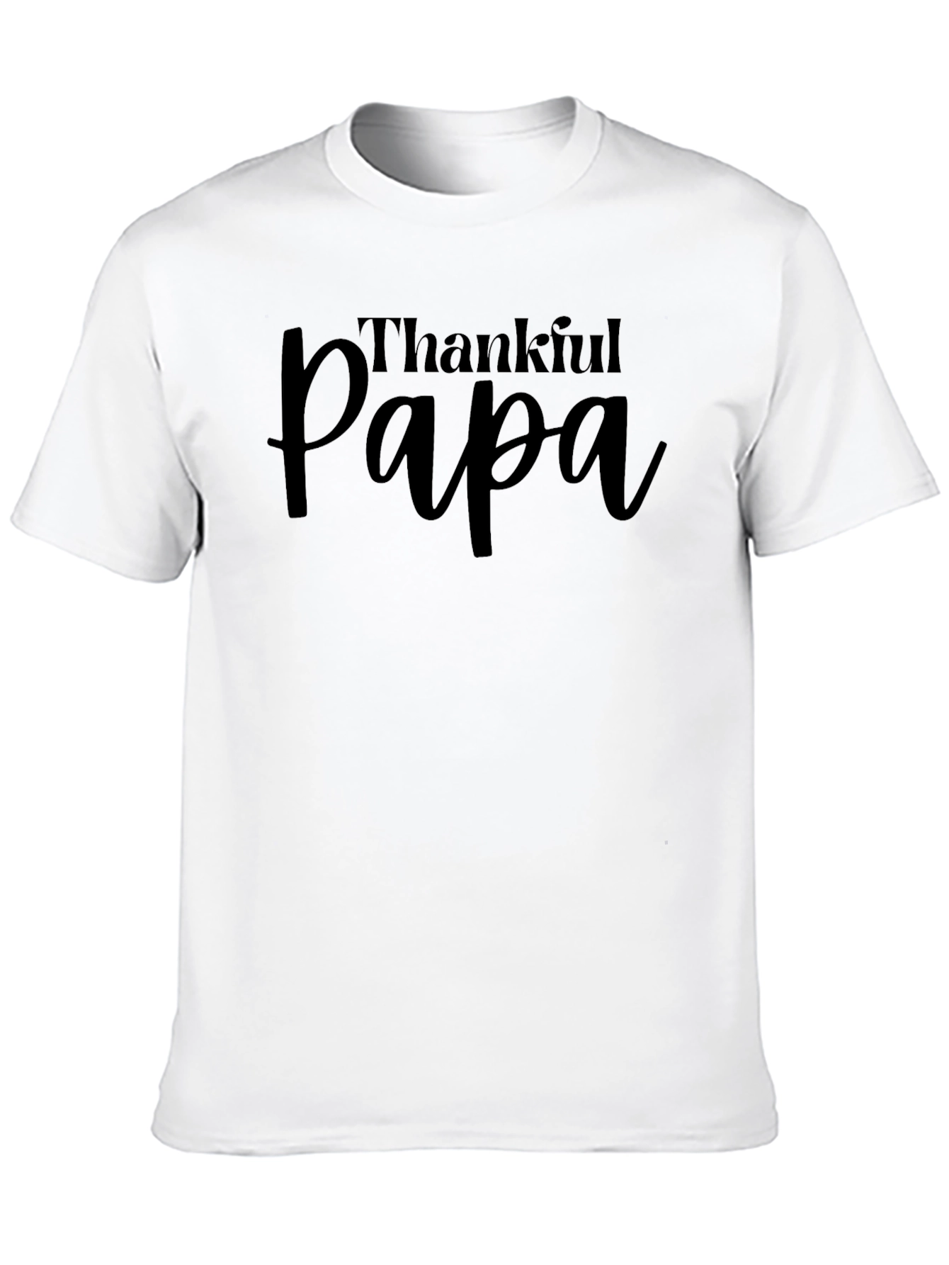 Thankful Papa T-Shirt - Stylish Dad Apparel