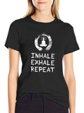 Inhale Exhale Repeat Yoga T-Shirt