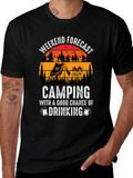 Weekend Camping and Drinking T-Shirt