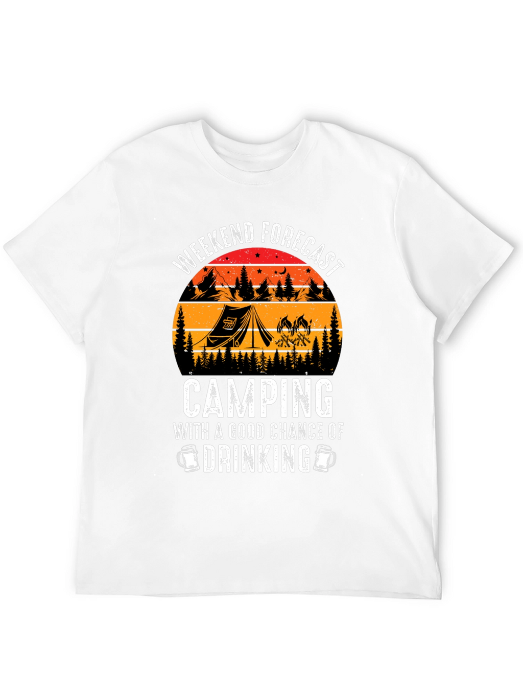 Weekend Camping and Drinking T-Shirt