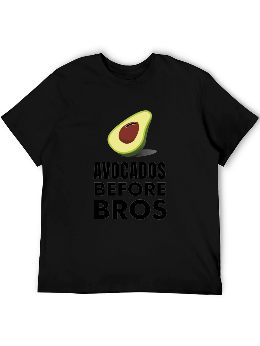Avocados Before Bros Funny Graphic Tee