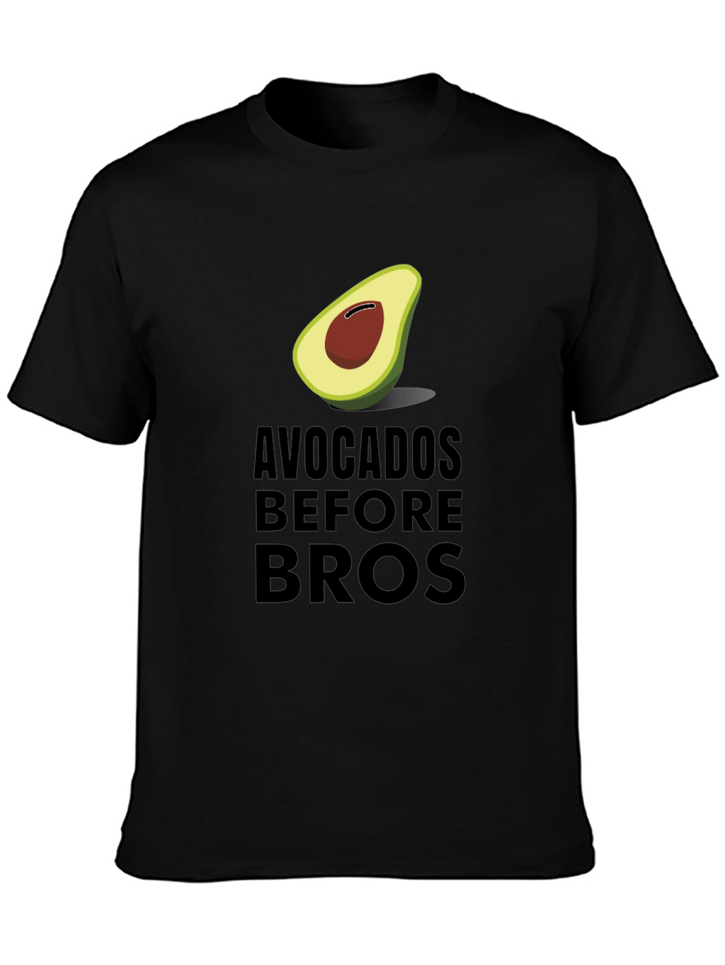 Avocados Before Bros Funny Graphic Tee