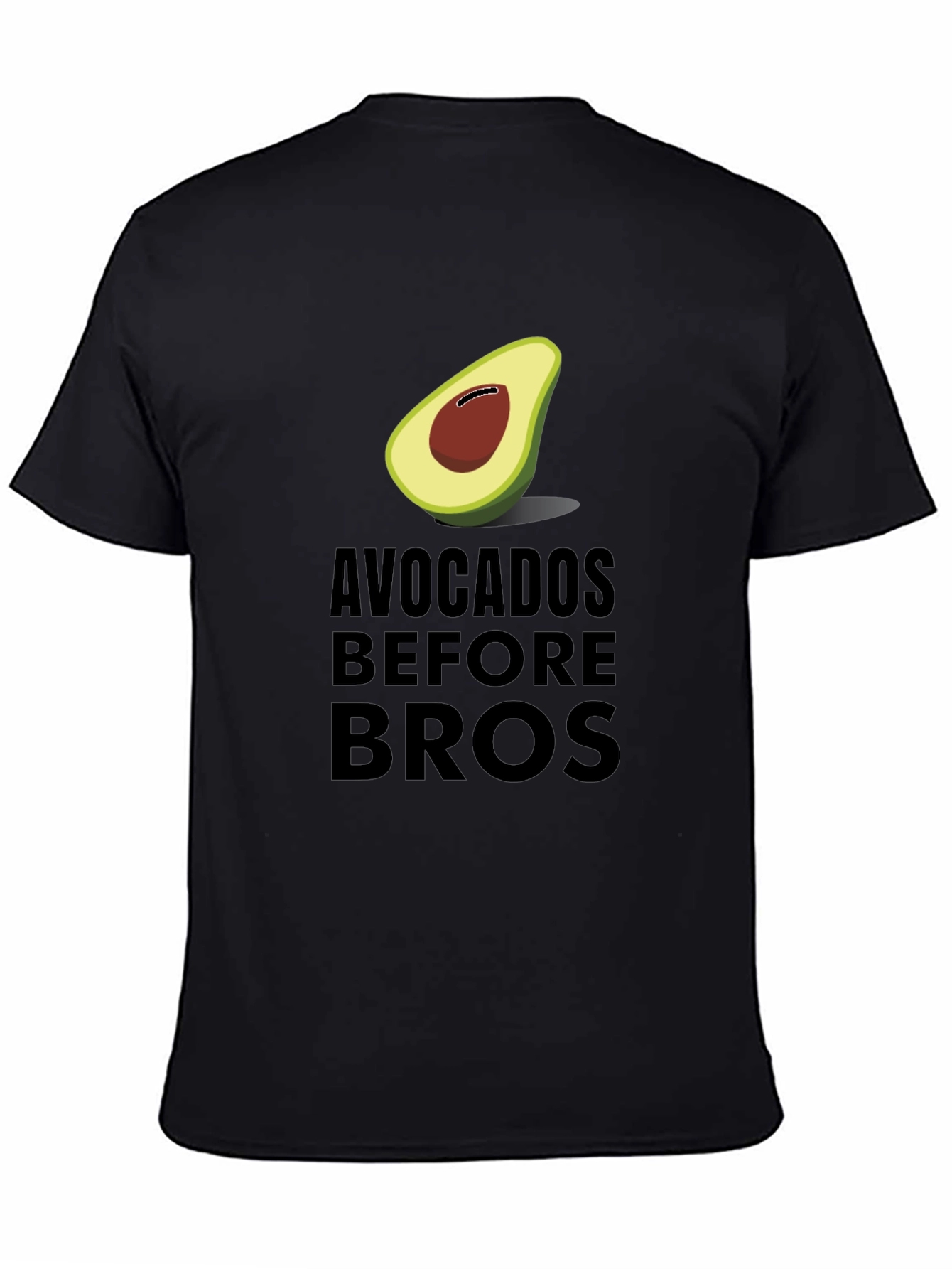 Avocados Before Bros Funny Graphic Tee