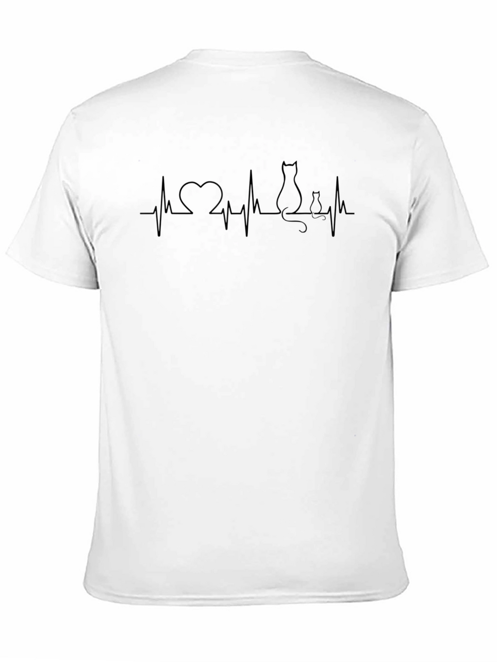 Heartbeat Cat Lover T-Shirt