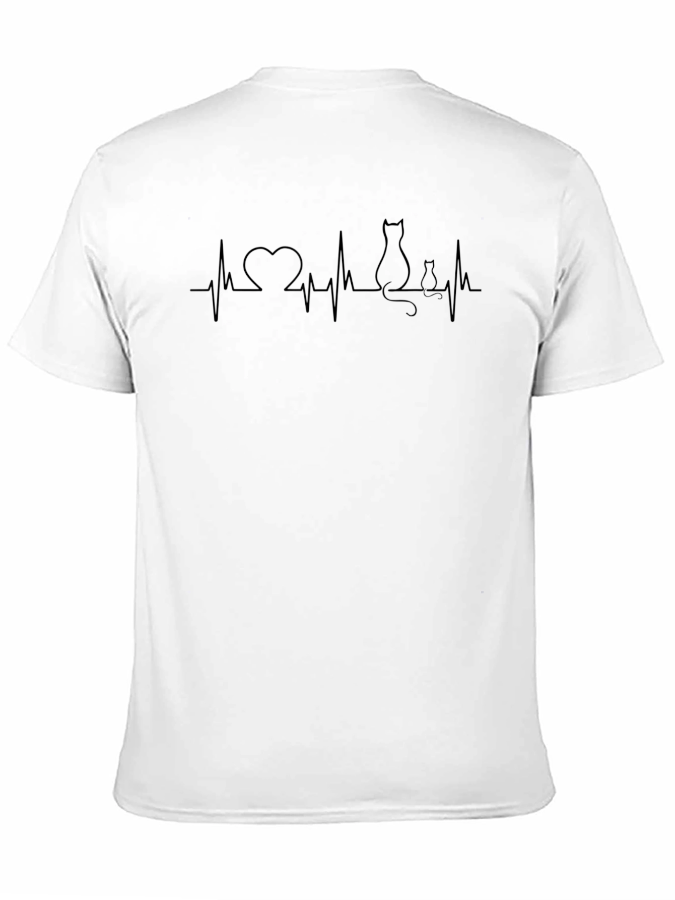 Heartbeat Cat Lover T-Shirt