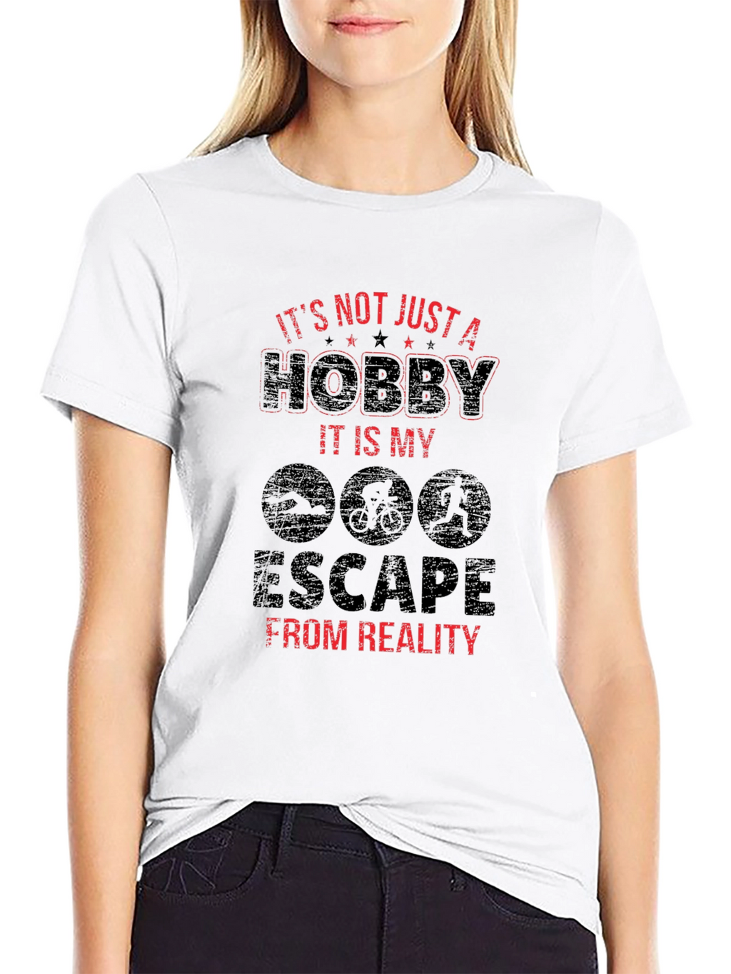 Triathlon Escape T-Shirt: Hobby Sport and Lifestyle