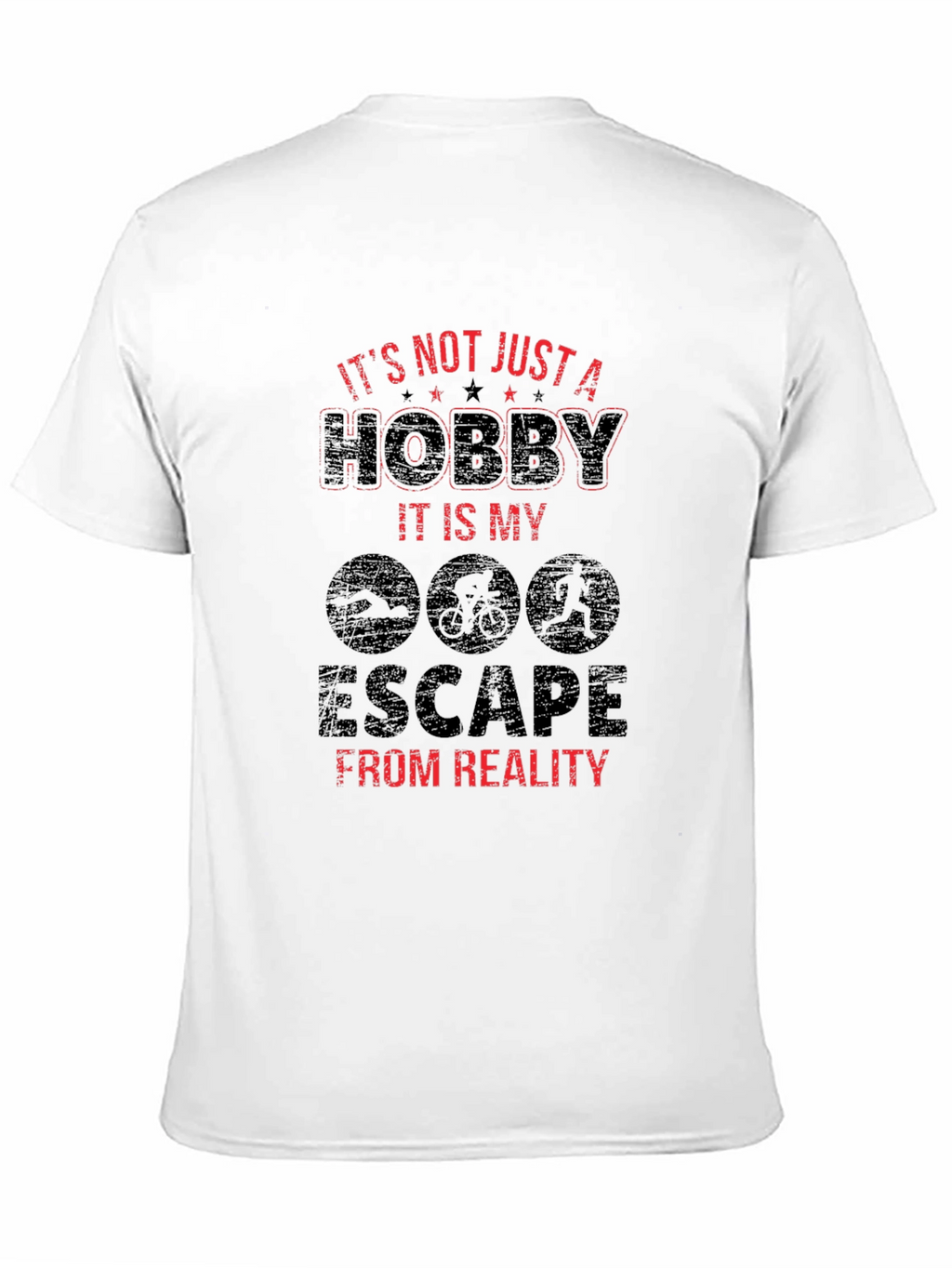 Triathlon Escape T-Shirt: Hobby Sport and Lifestyle