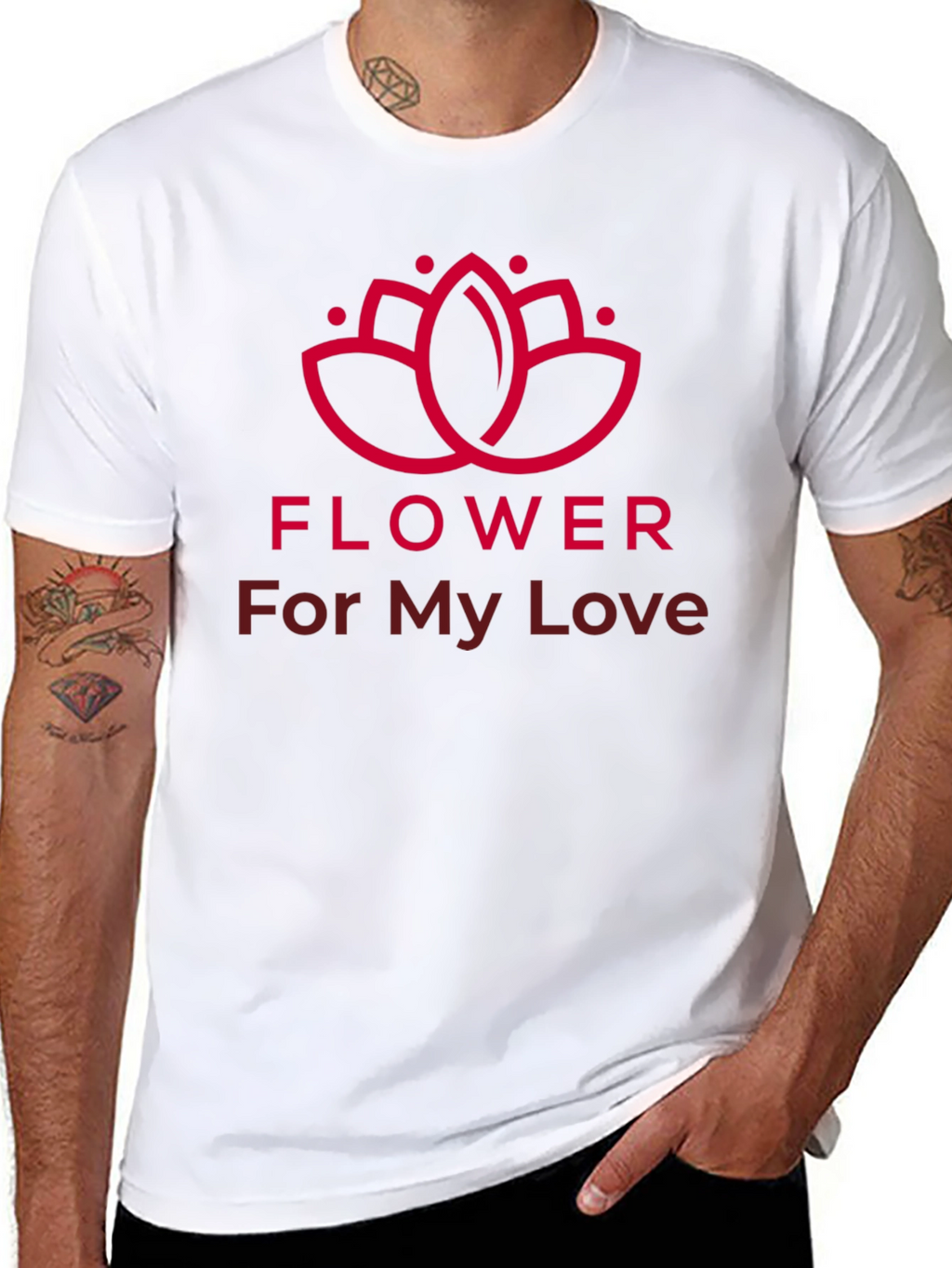 Romantic Flower For My Love T-Shirt