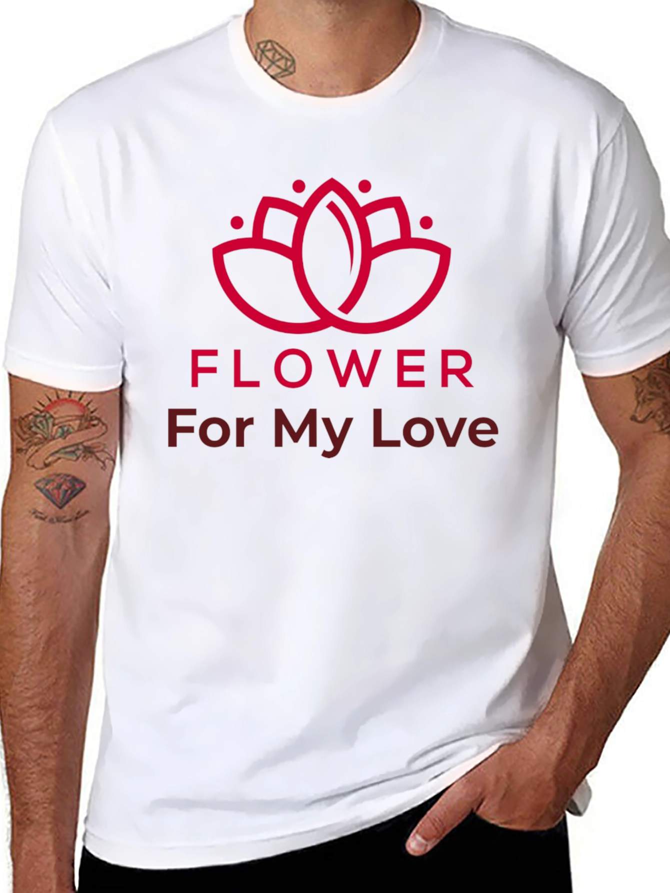 Romantic Flower For My Love T-Shirt