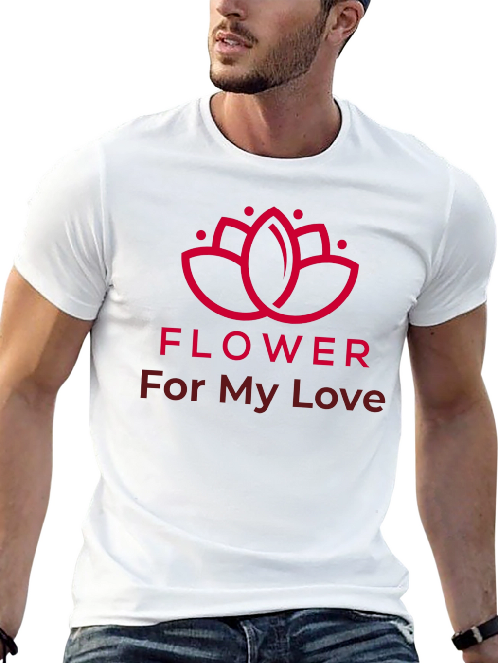 Romantic Flower For My Love T-Shirt