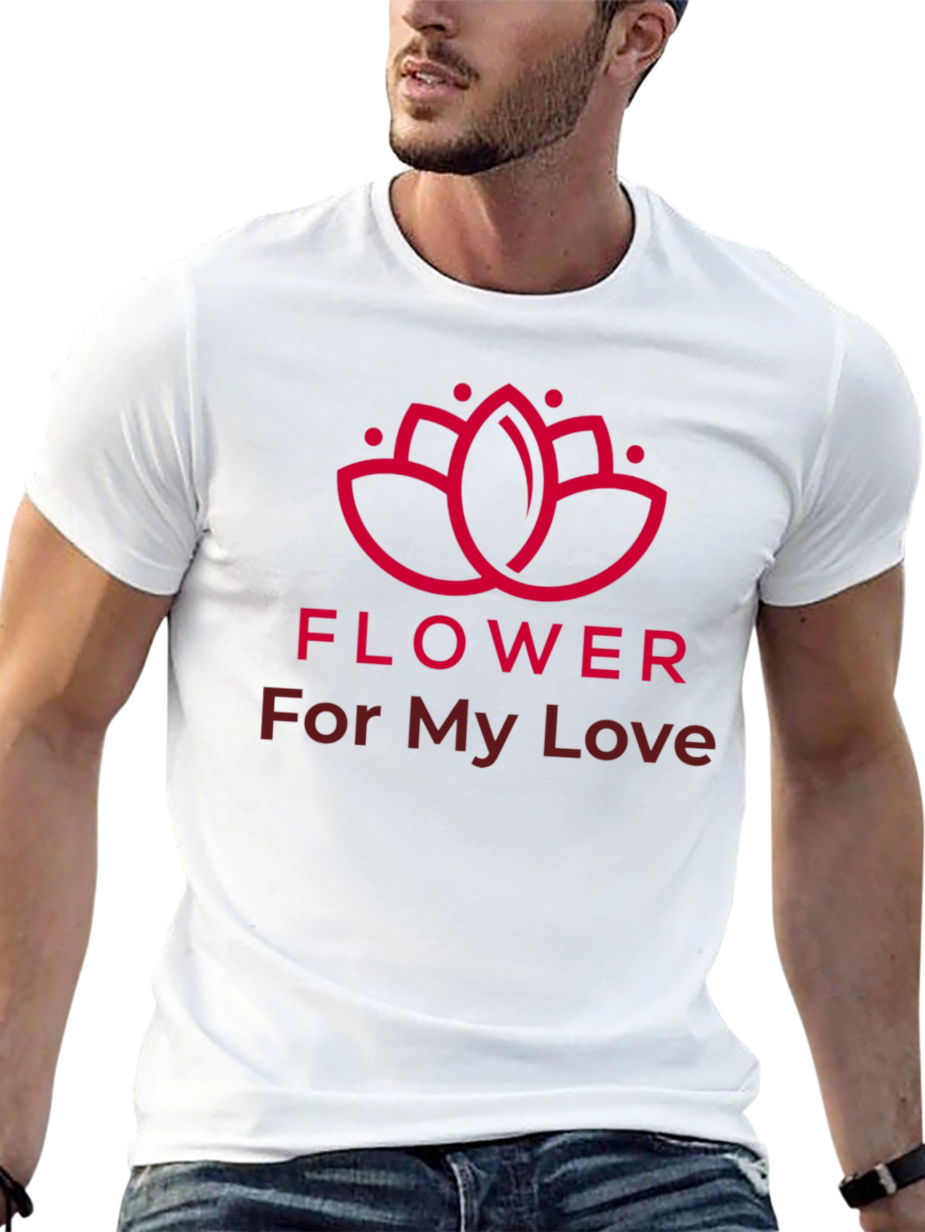 Romantic Flower For My Love T-Shirt