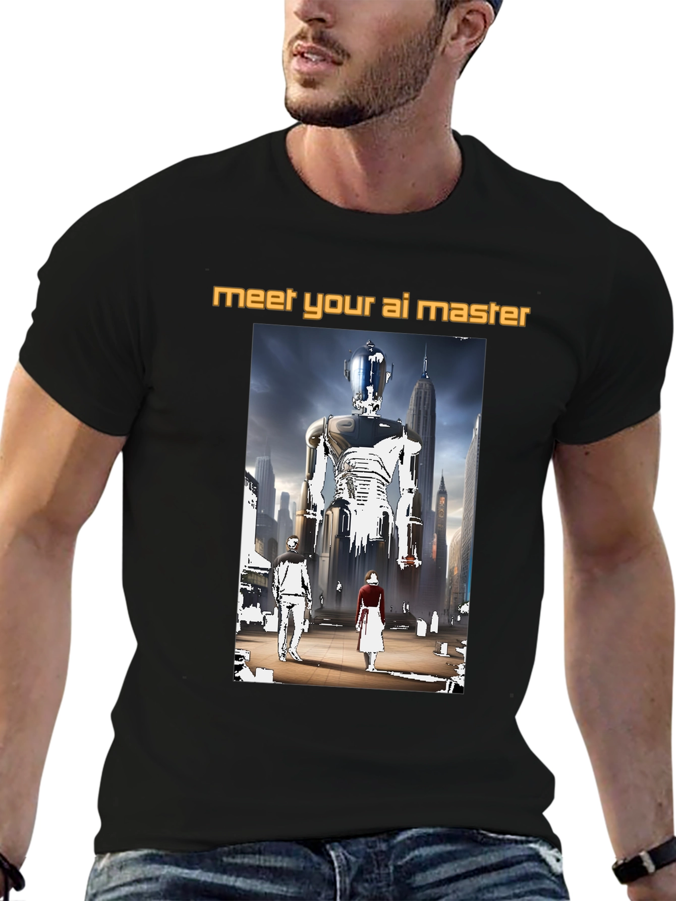 AI Master Graphic Tee - Future is Now!