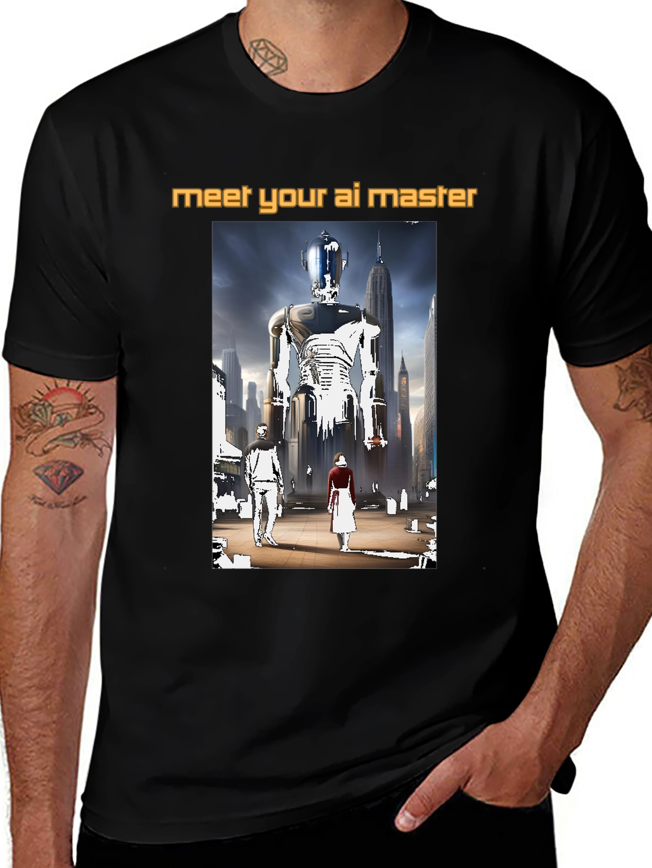 AI Master Graphic Tee - Future is Now!