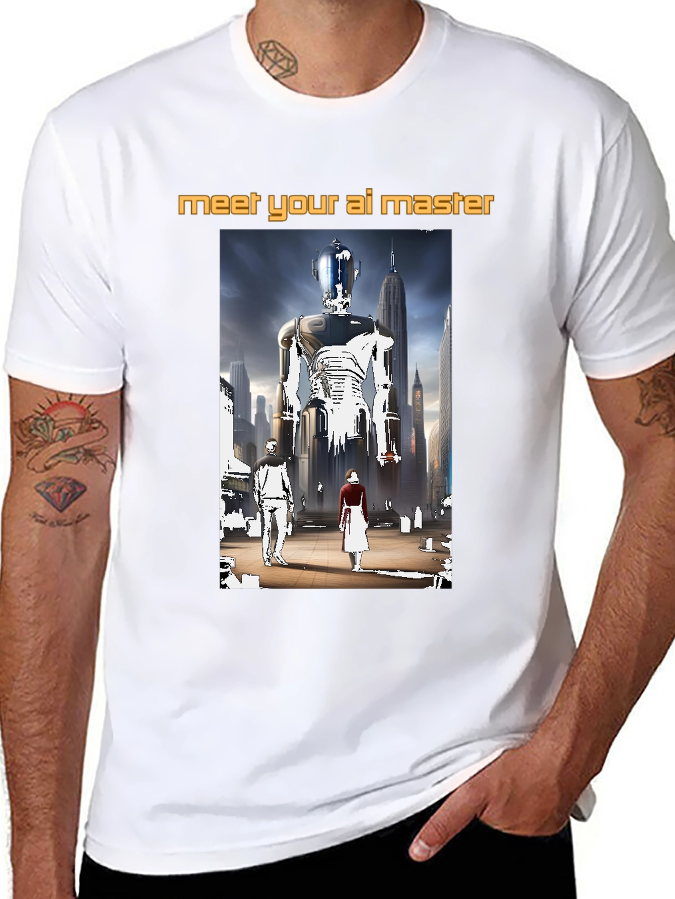 AI Master Graphic Tee - Future is Now!