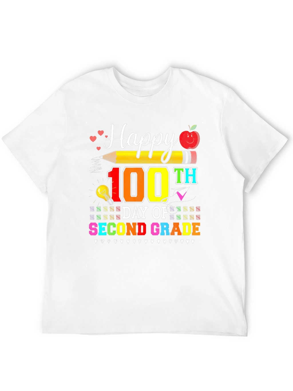 Happy 100th Day of Second Grade T-Shirt