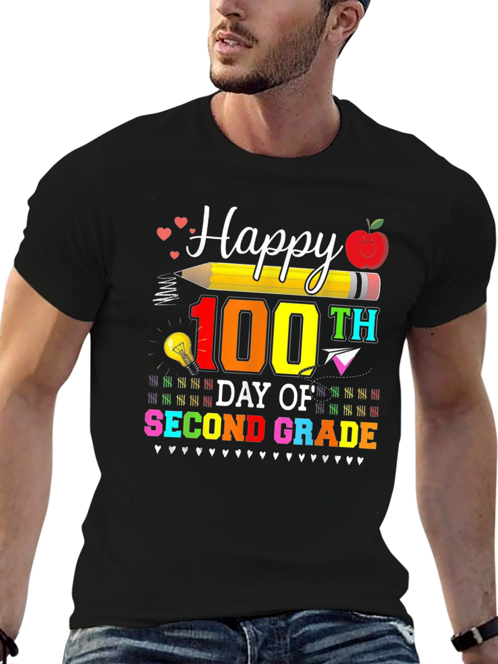 Happy 100th Day of Second Grade T-Shirt