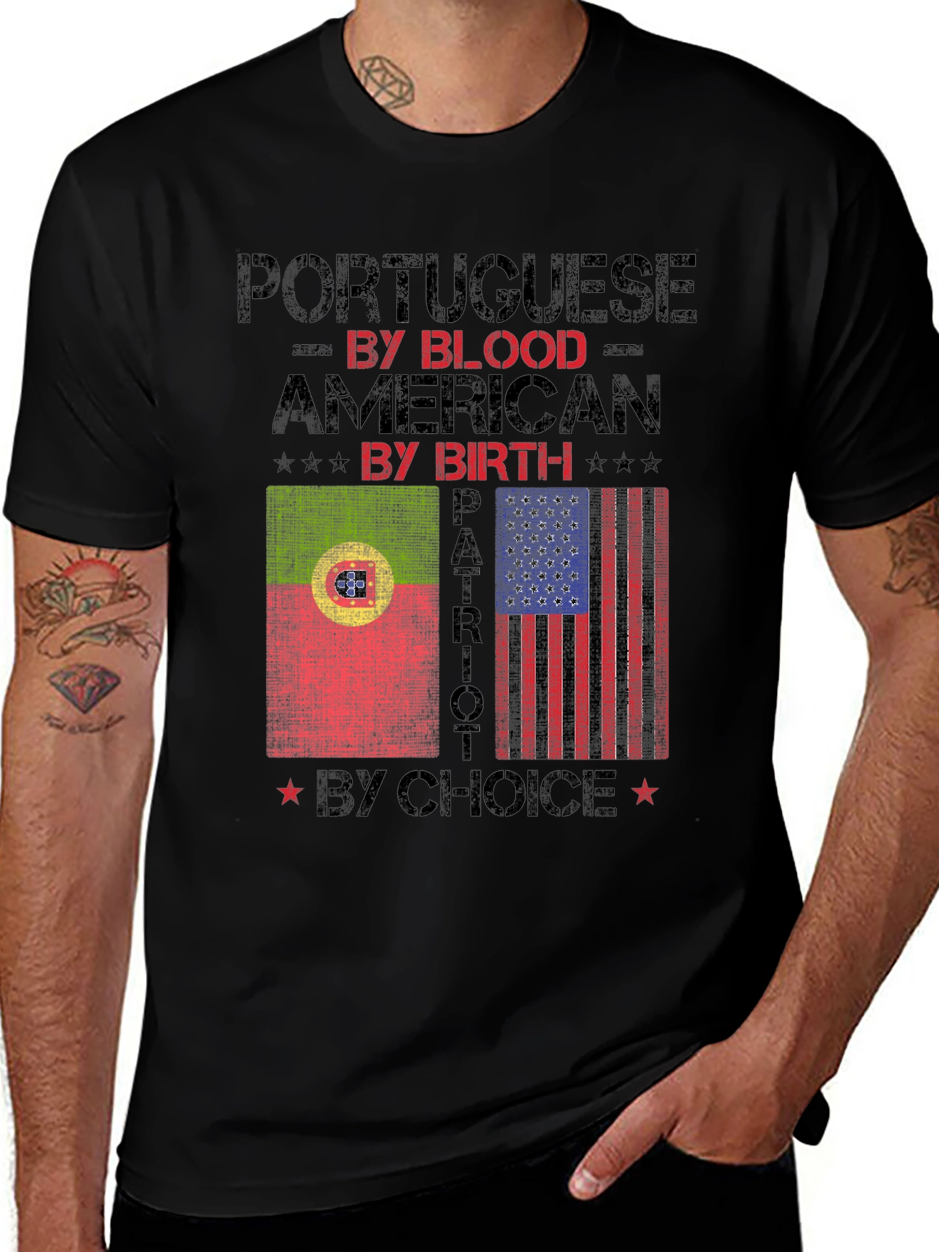 Portuguese American Patriot T-Shirt