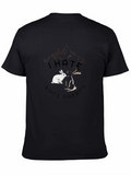 I Hate White Rabbits T-Shirt Black Cotton Tee