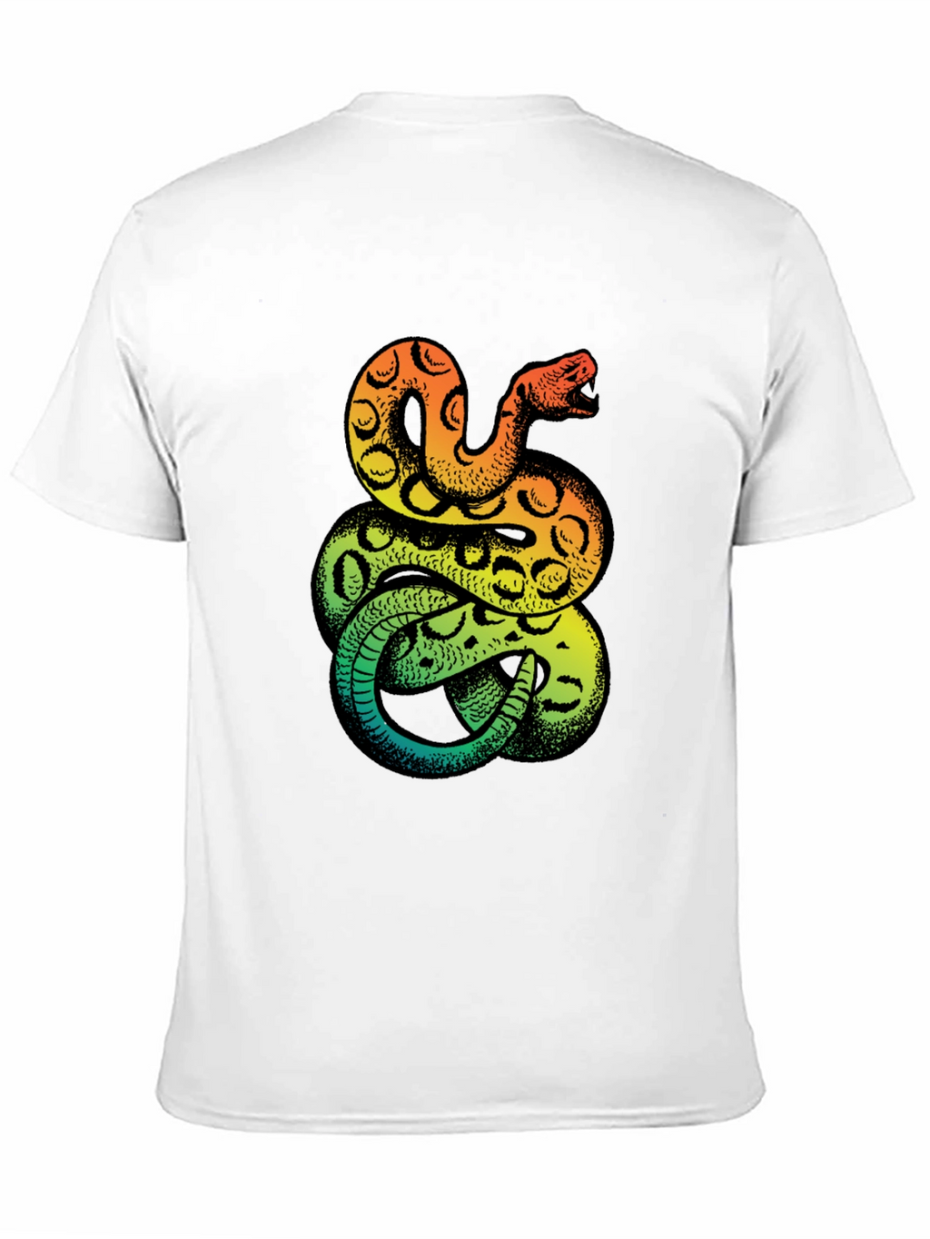 Snake Print T-Shirt - Bold Graphic Tee