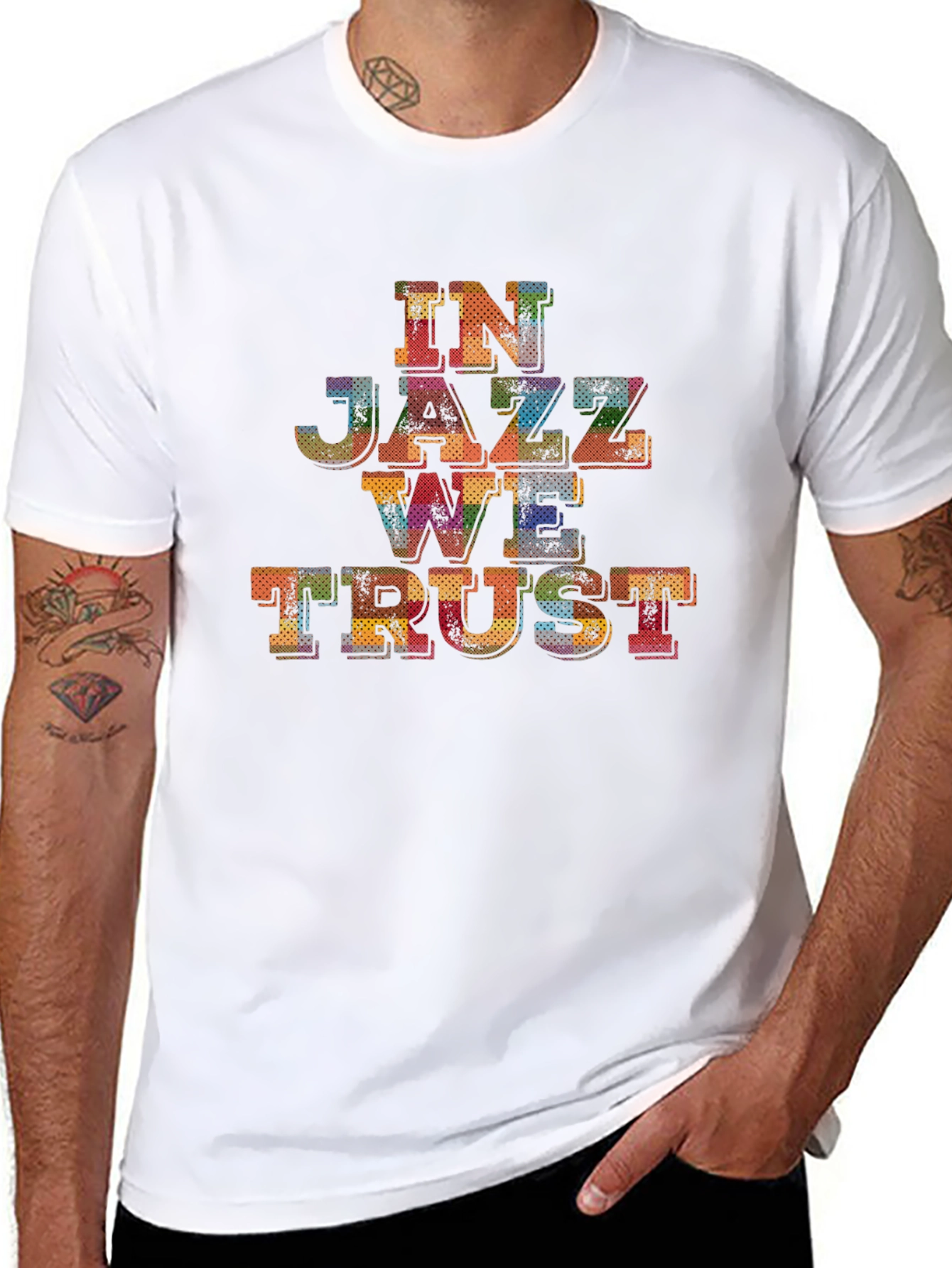 In Jazz We Trust T-Shirt - Cool Music Tee
