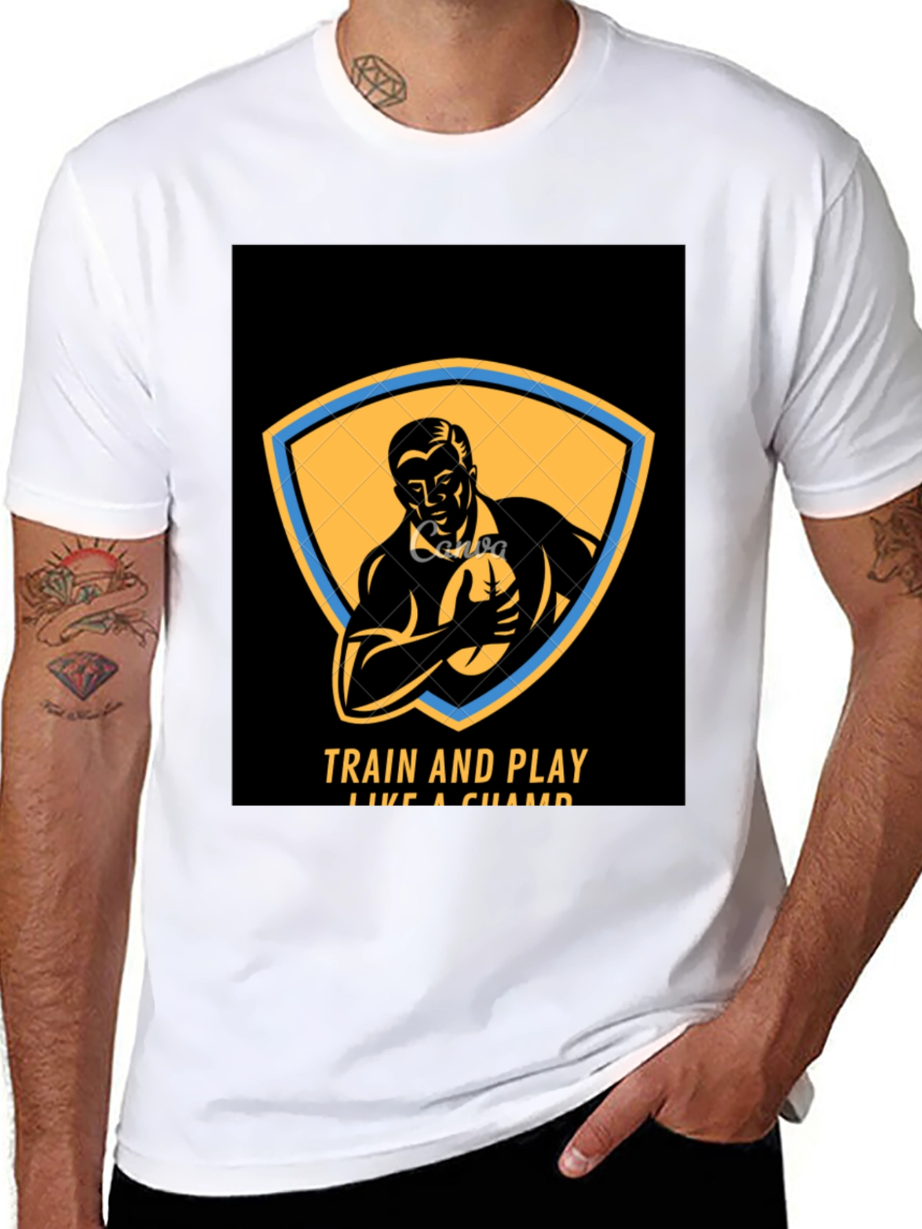 Train and Play Like a Champ T-Shirt