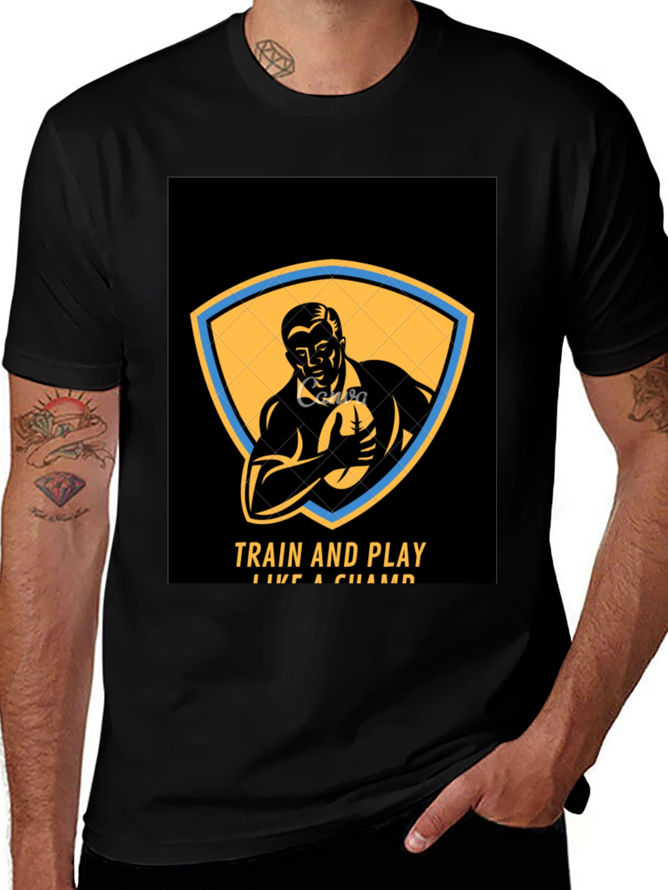 Train and Play Like a Champ T-Shirt