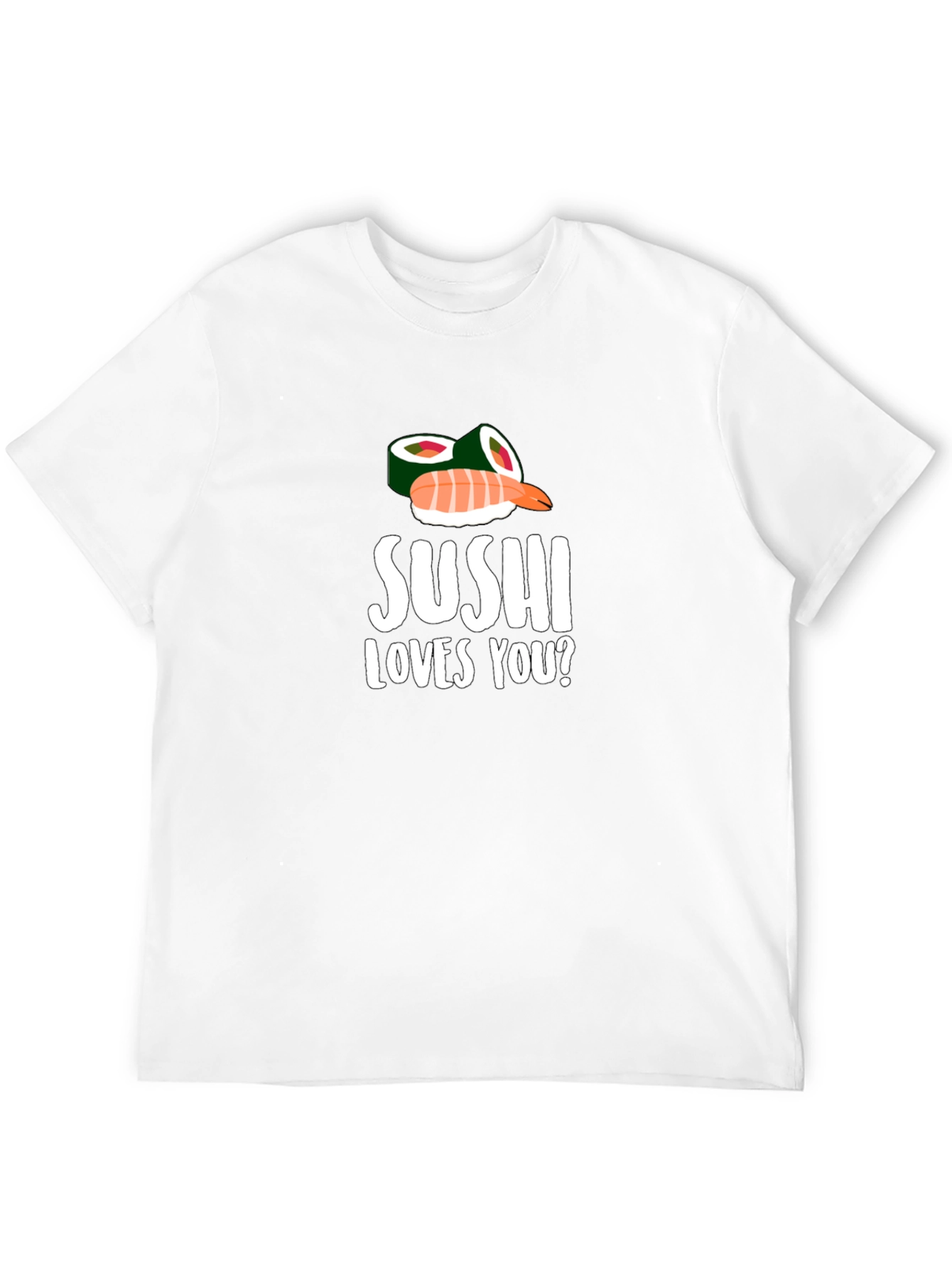 Sushi Loves You? Graphic T-Shirt - Black