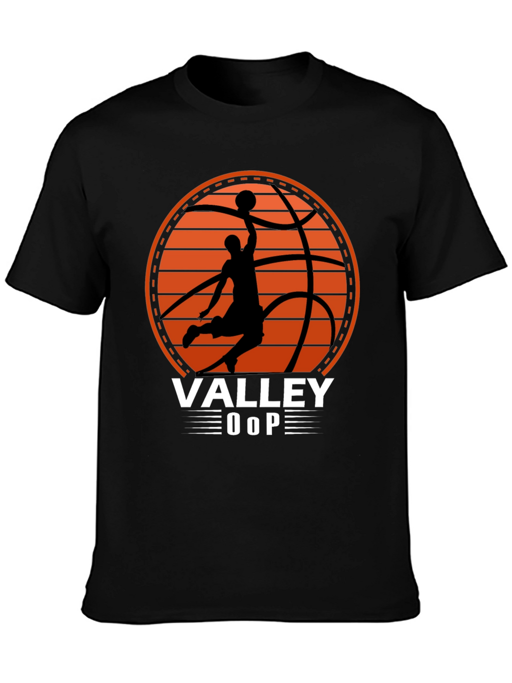 Valley Oop Basketball Graphic T-Shirt