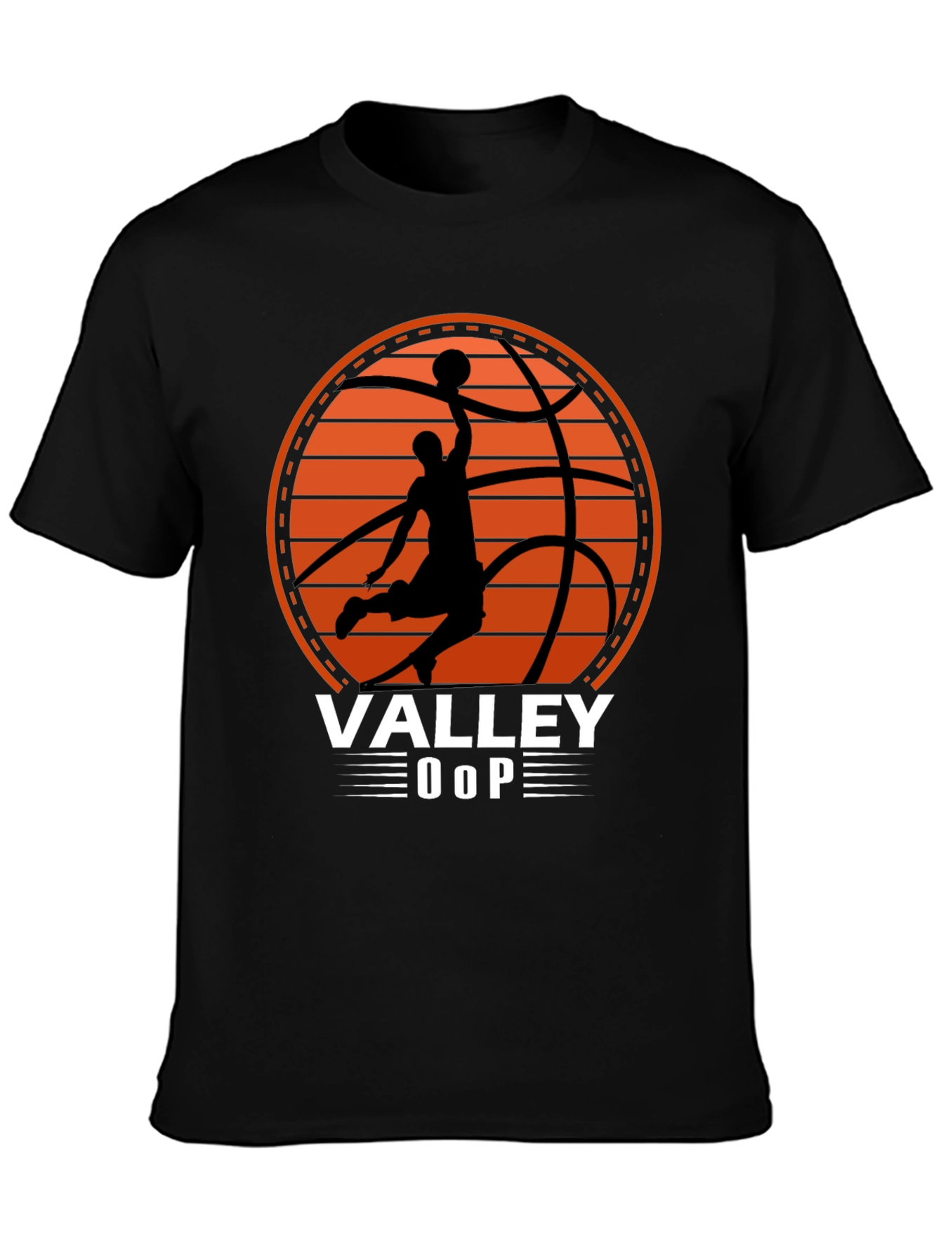 Valley Oop Basketball Graphic T-Shirt