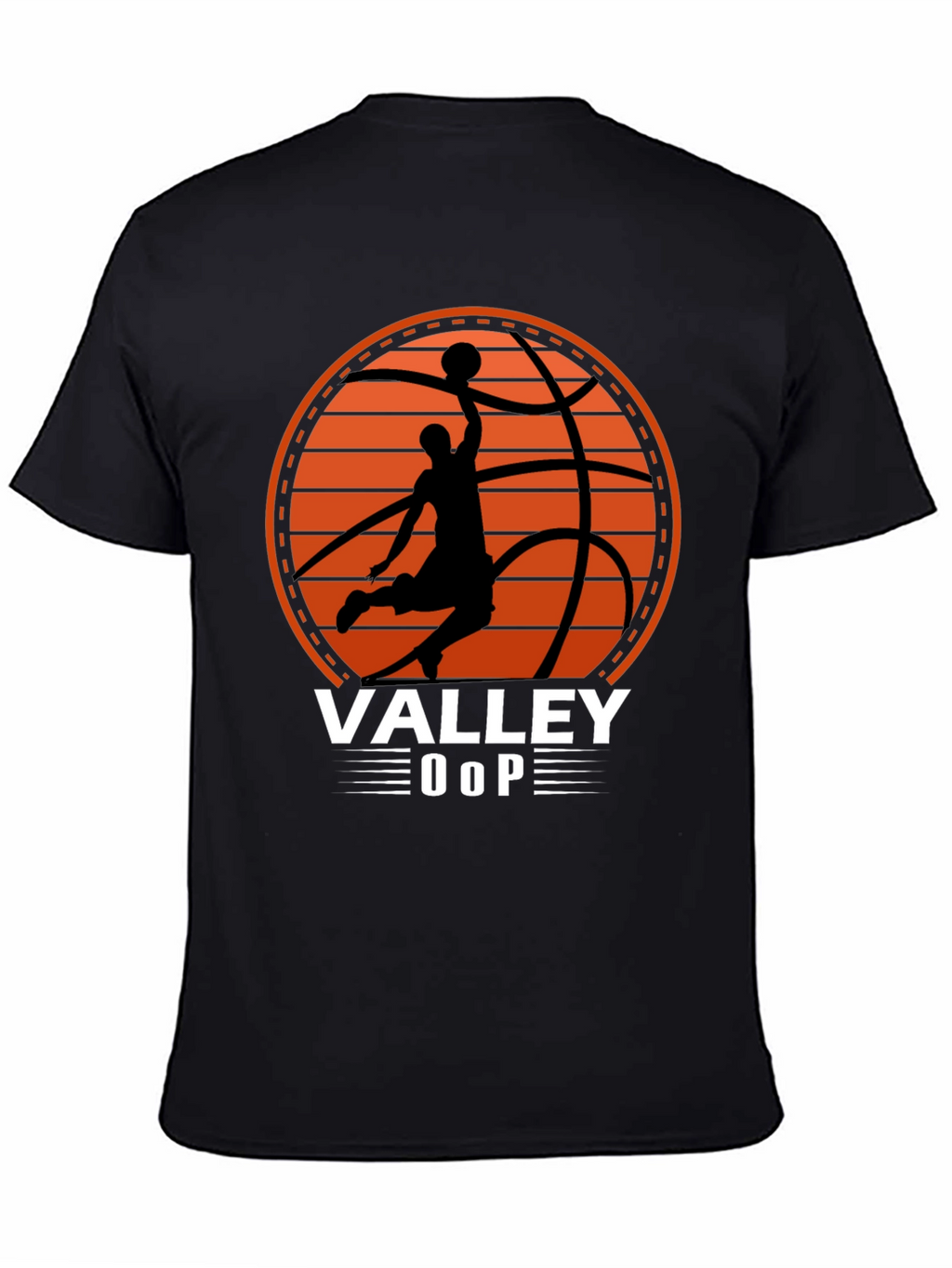 Valley Oop Basketball Graphic T-Shirt