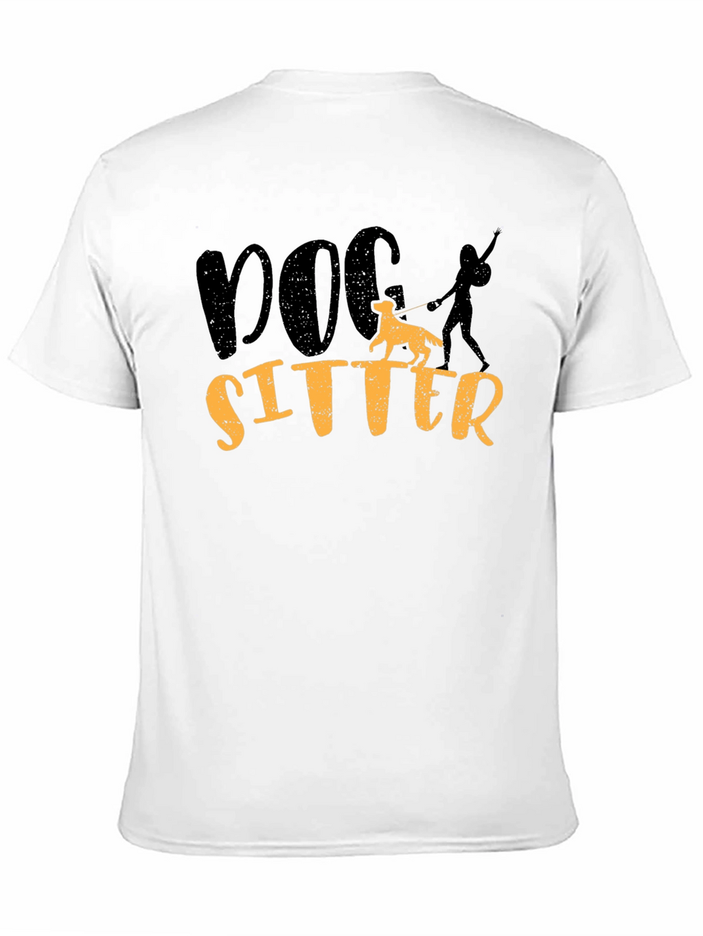 Dog Sitter Graphic Tee - Comfortable Black T-Shirt