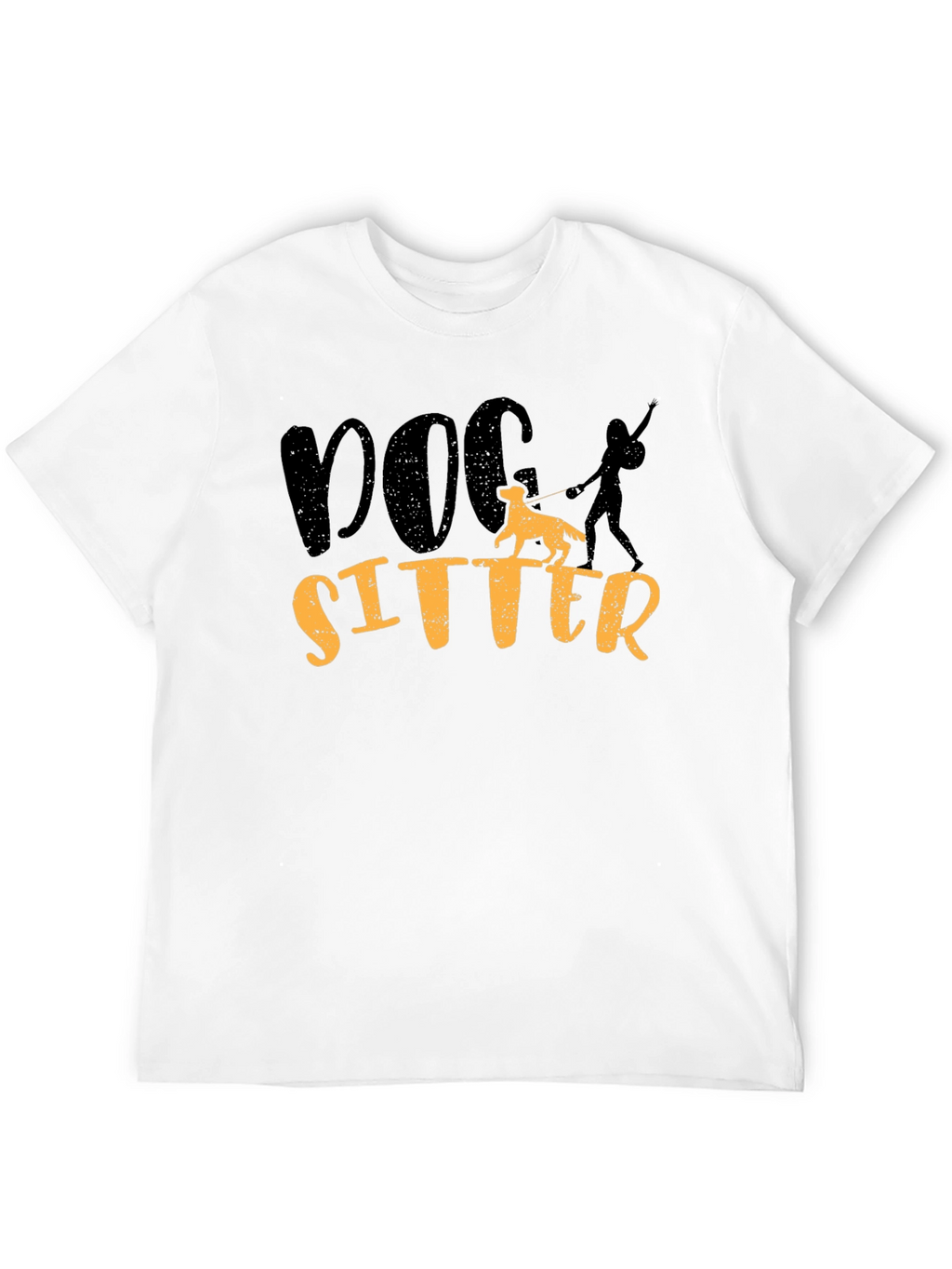 Dog Sitter Graphic Tee - Comfortable Black T-Shirt