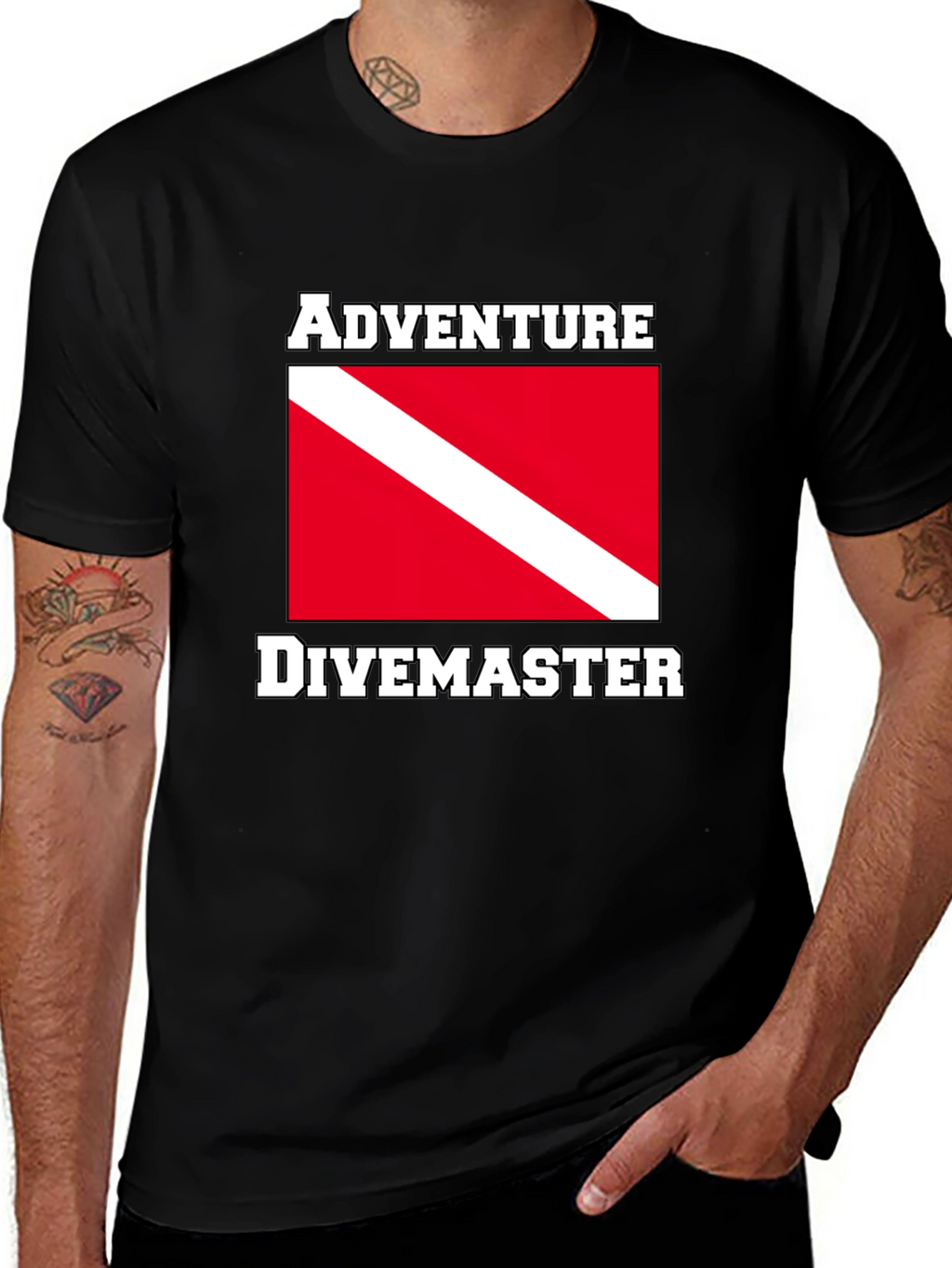 Adventure Divemaster T-Shirt Scuba Diving Diver Tee