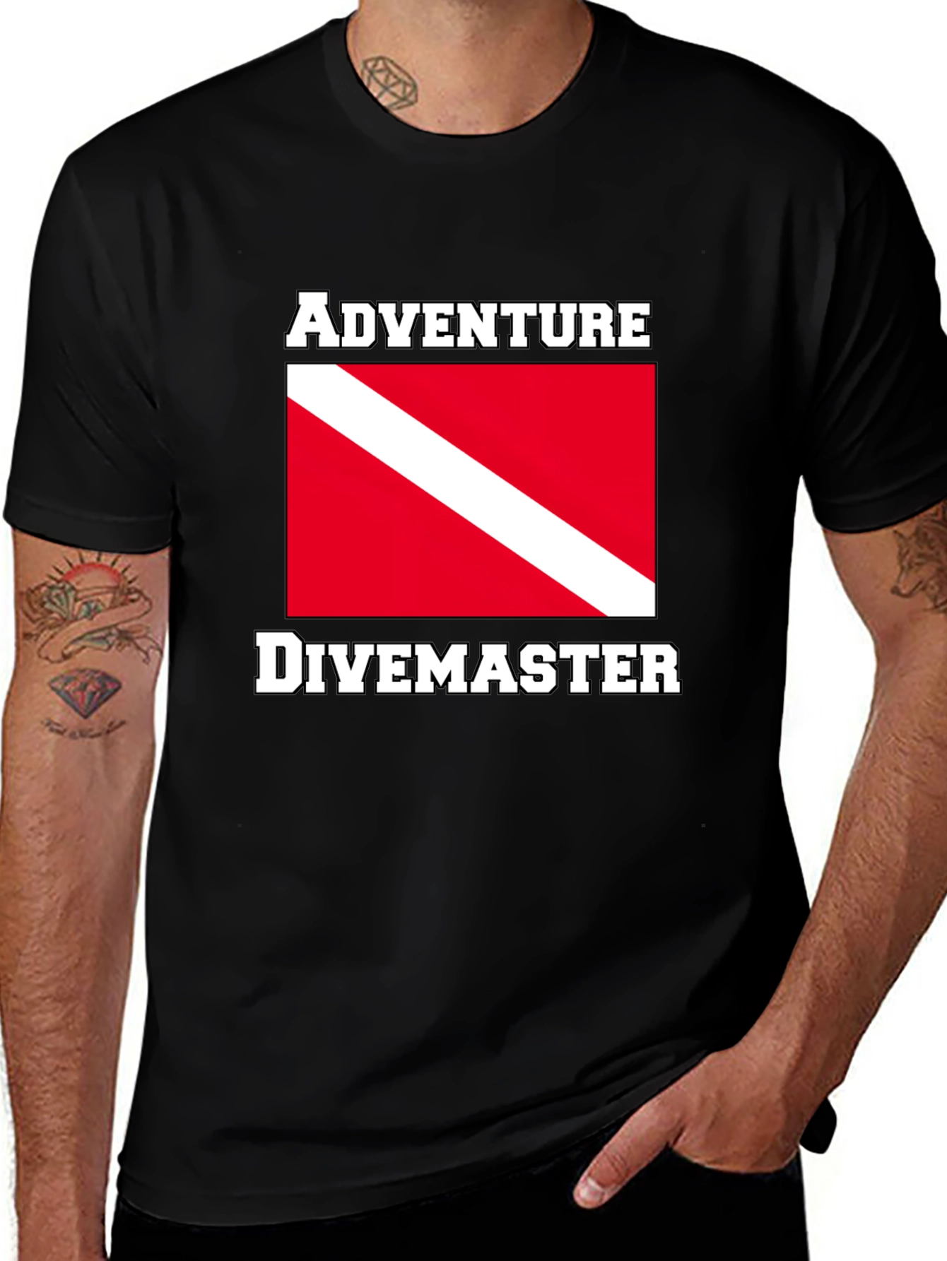 Adventure Divemaster T-Shirt Scuba Diving Diver Tee