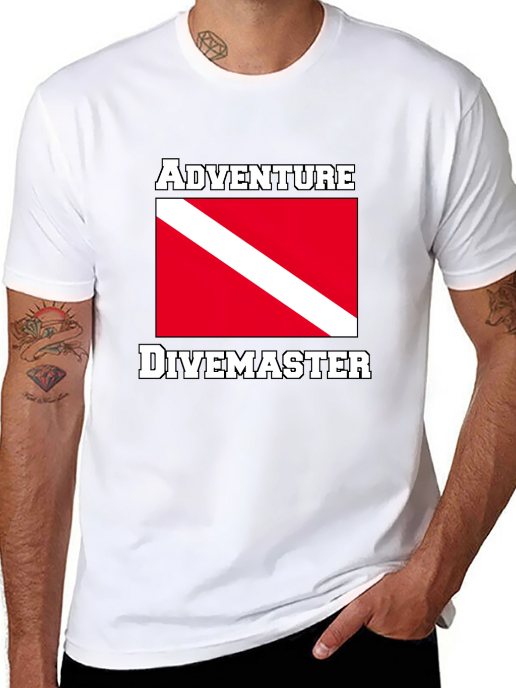 Adventure Divemaster T-Shirt Scuba Diving Diver Tee