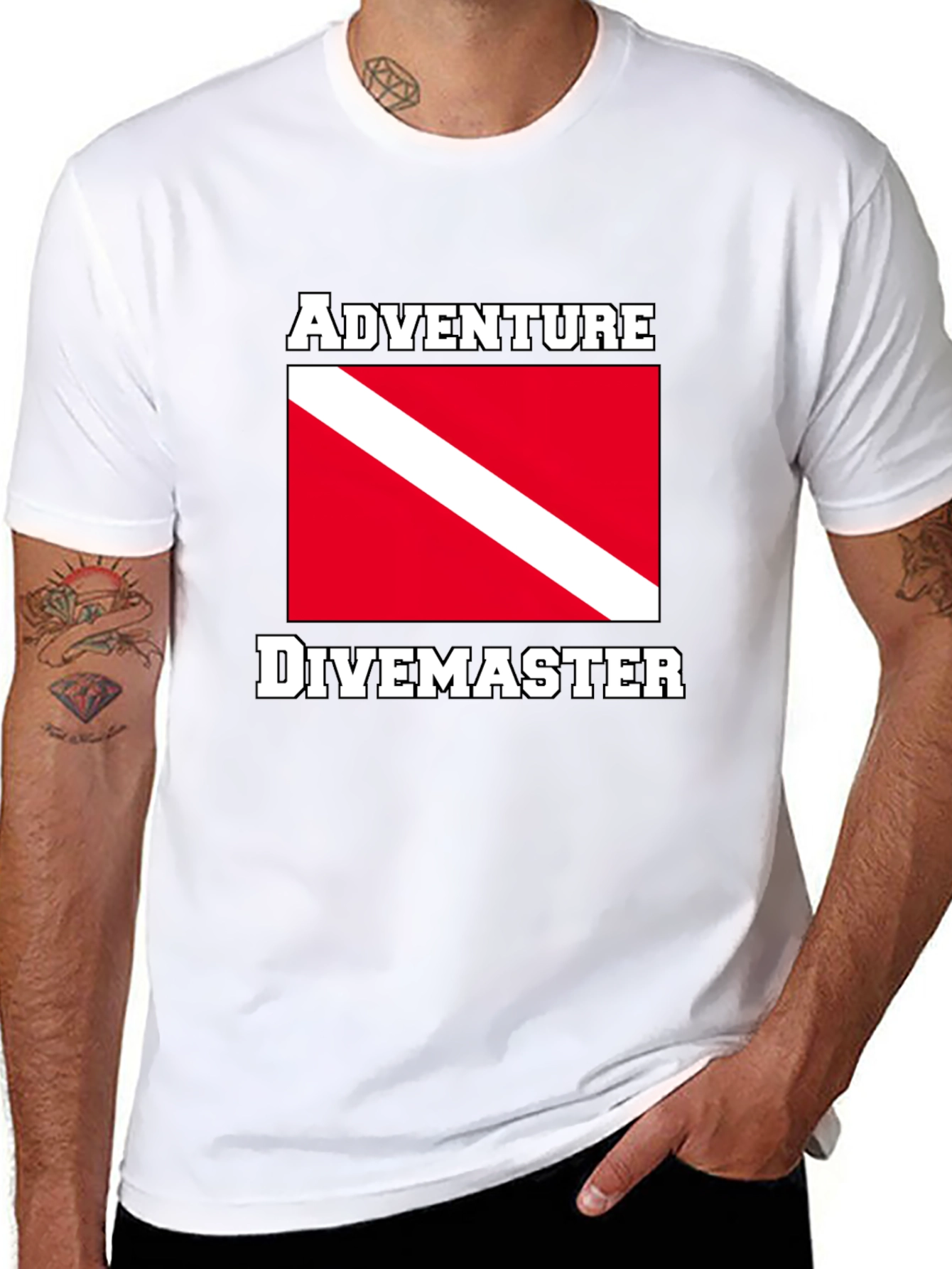 Adventure Divemaster T-Shirt Scuba Diving Diver Tee