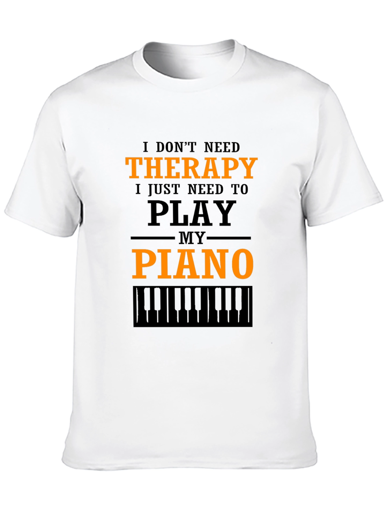Therapy Piano T-Shirt - Musician Gift