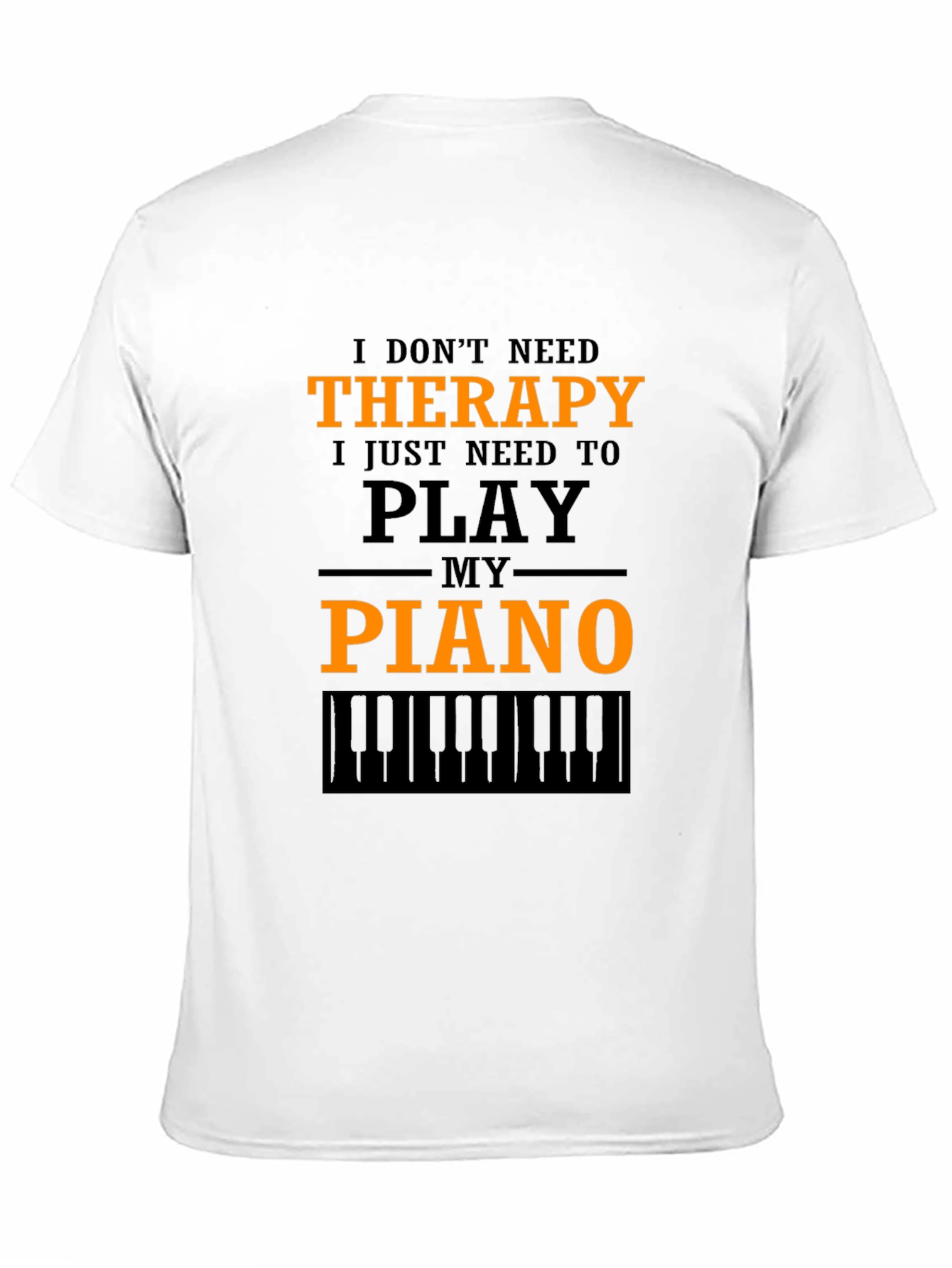 Therapy Piano T-Shirt - Musician Gift