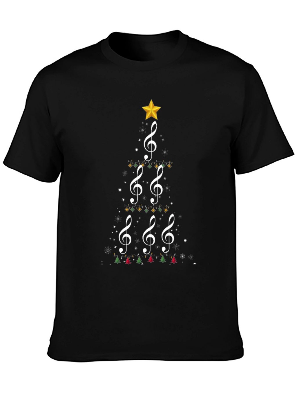 Musical Christmas Tree Graphic Tee