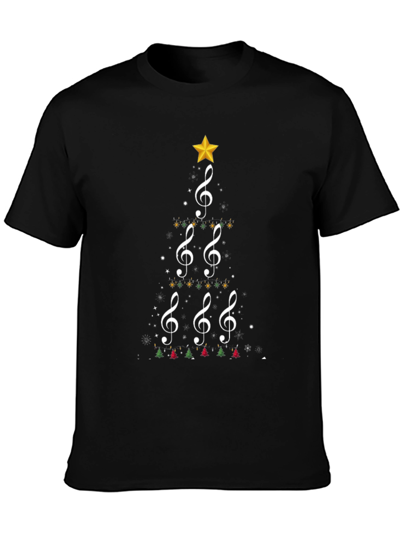 Musical Christmas Tree Graphic Tee