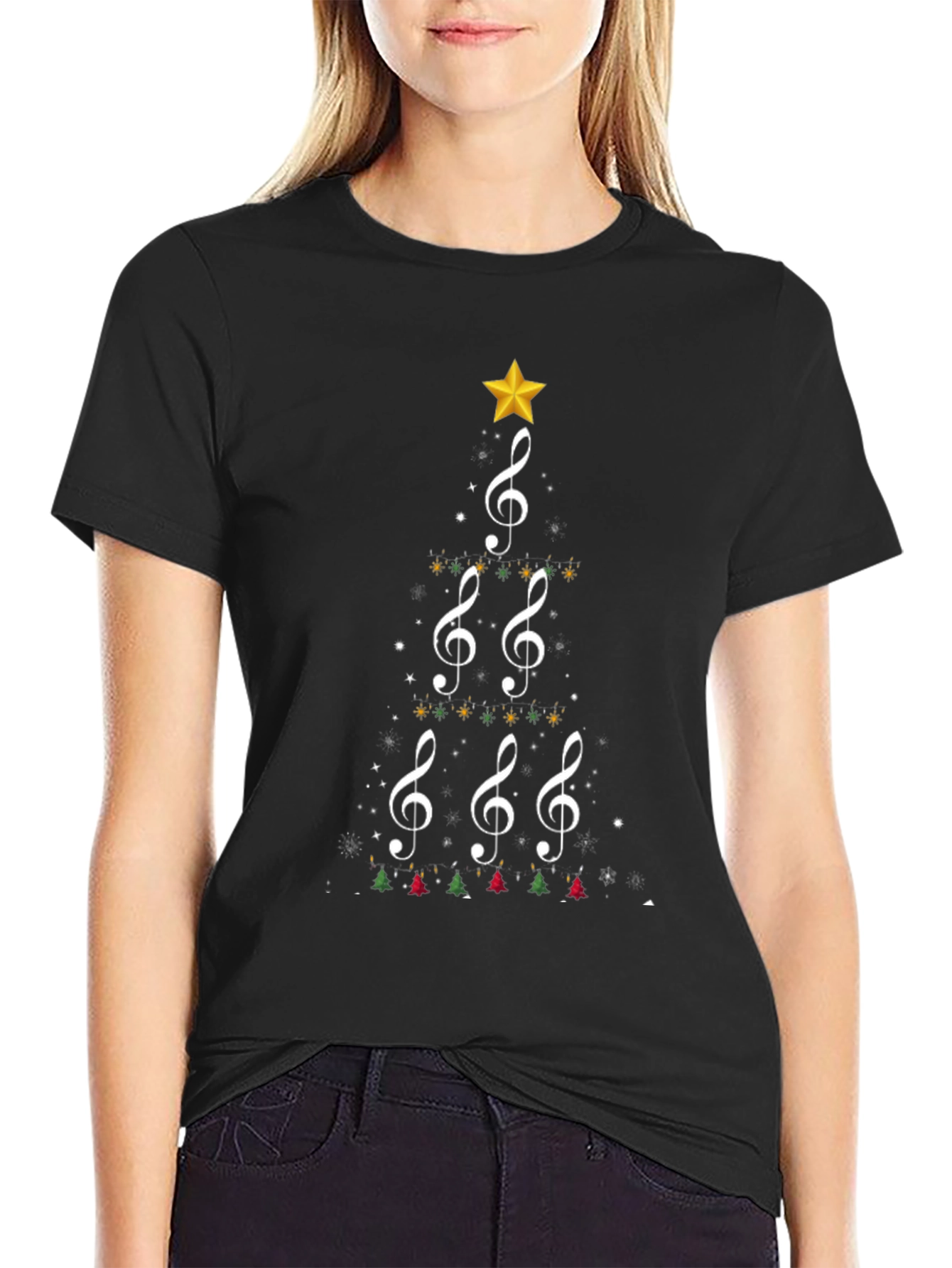 Musical Christmas Tree Graphic Tee