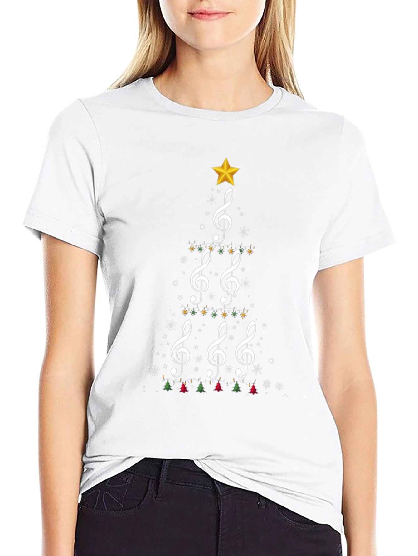 Musical Christmas Tree Graphic Tee